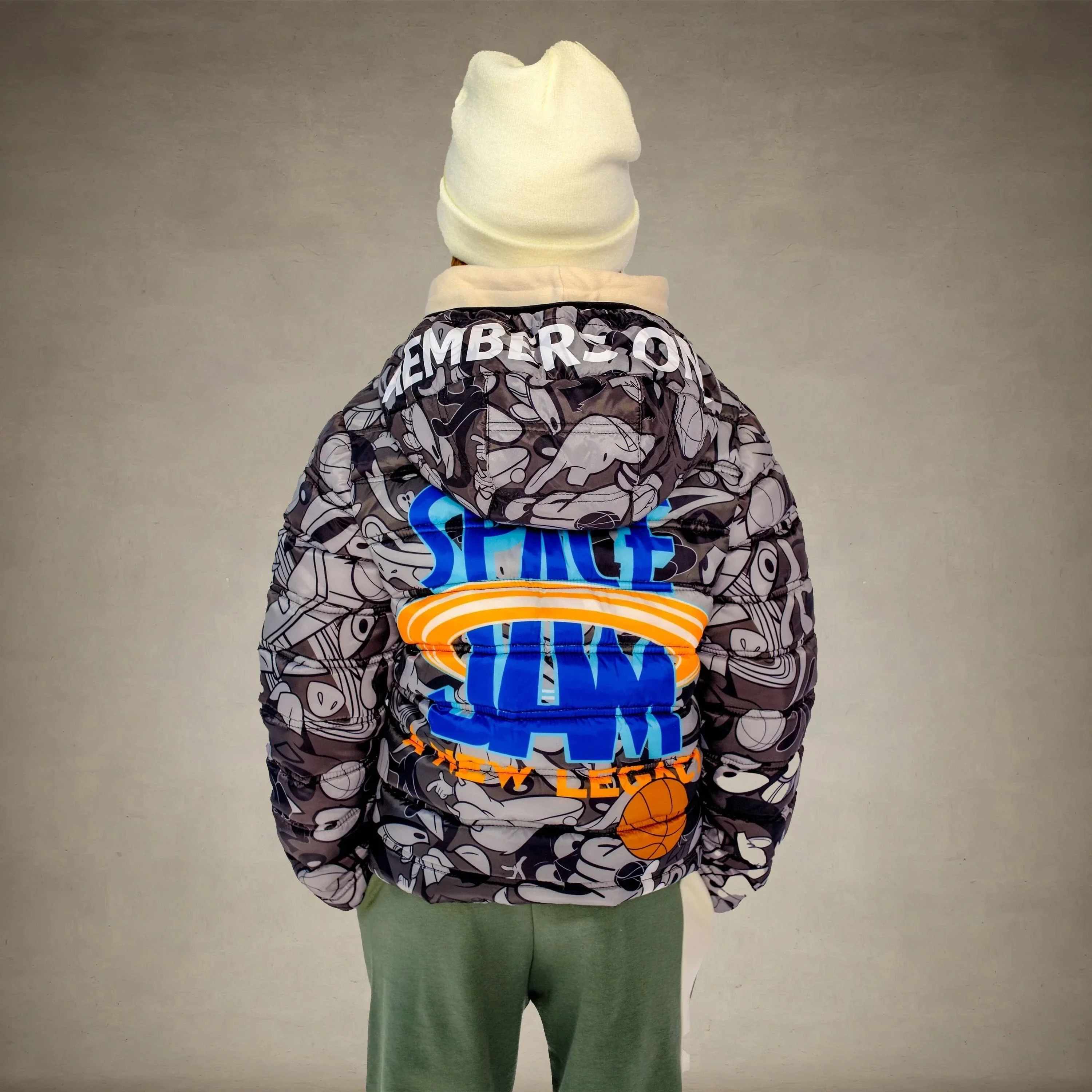 Boy's Packable Tune Squad Midweight Jacket - FINAL SALE - Image 3