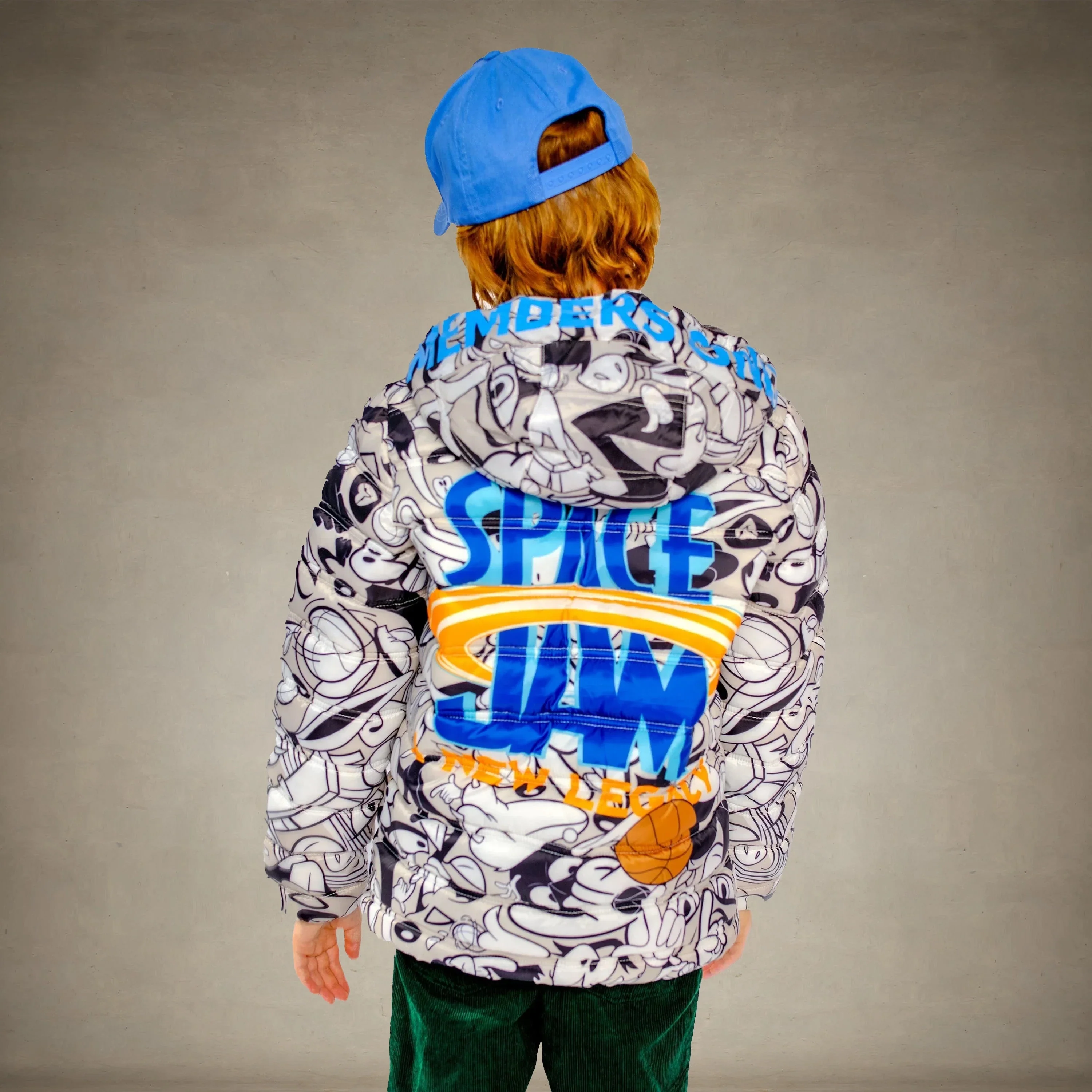 Boy's Packable Tune Squad Midweight Jacket - FINAL SALE - Image 7