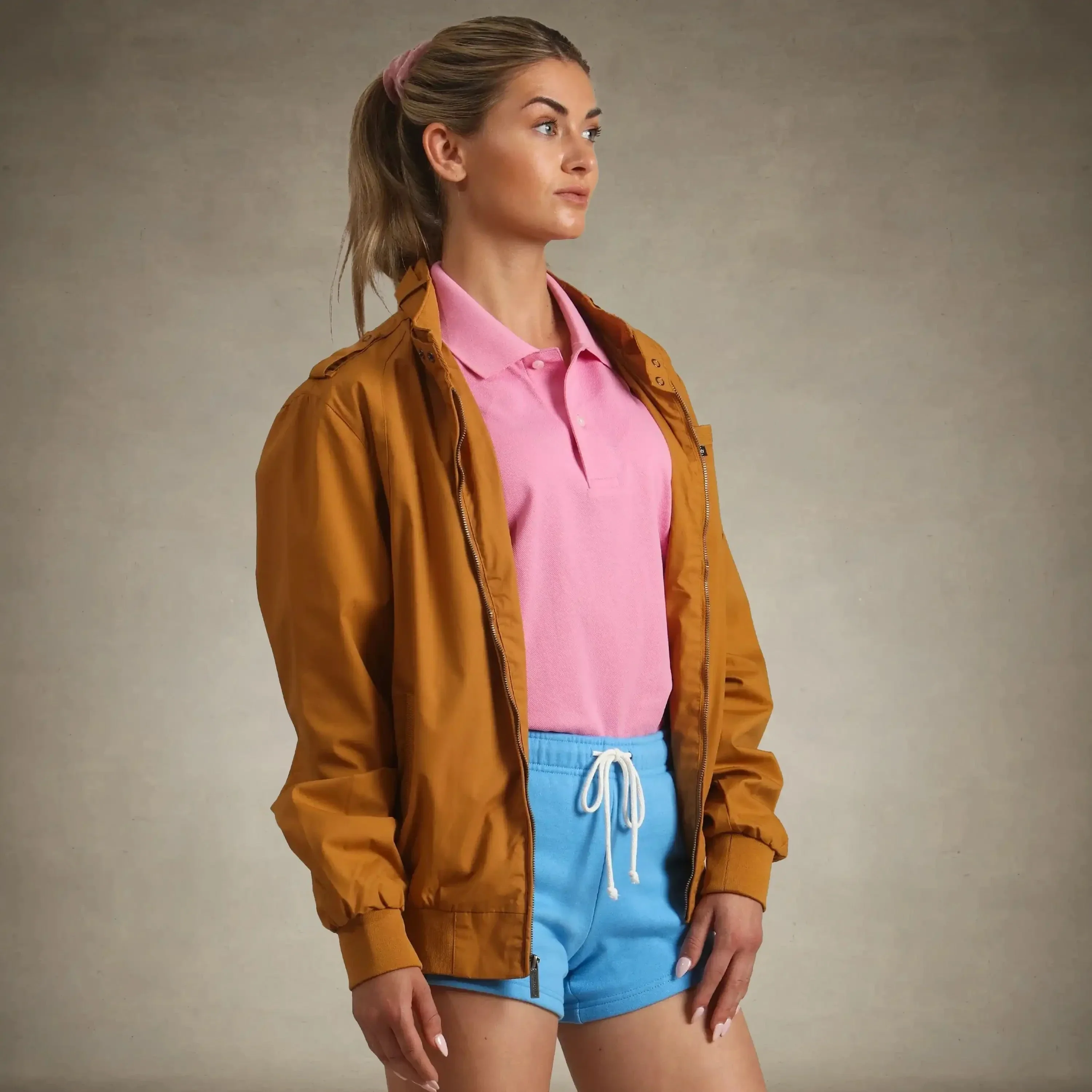 Women's Classic Iconic Racer Oversized Jacket - Image 100
