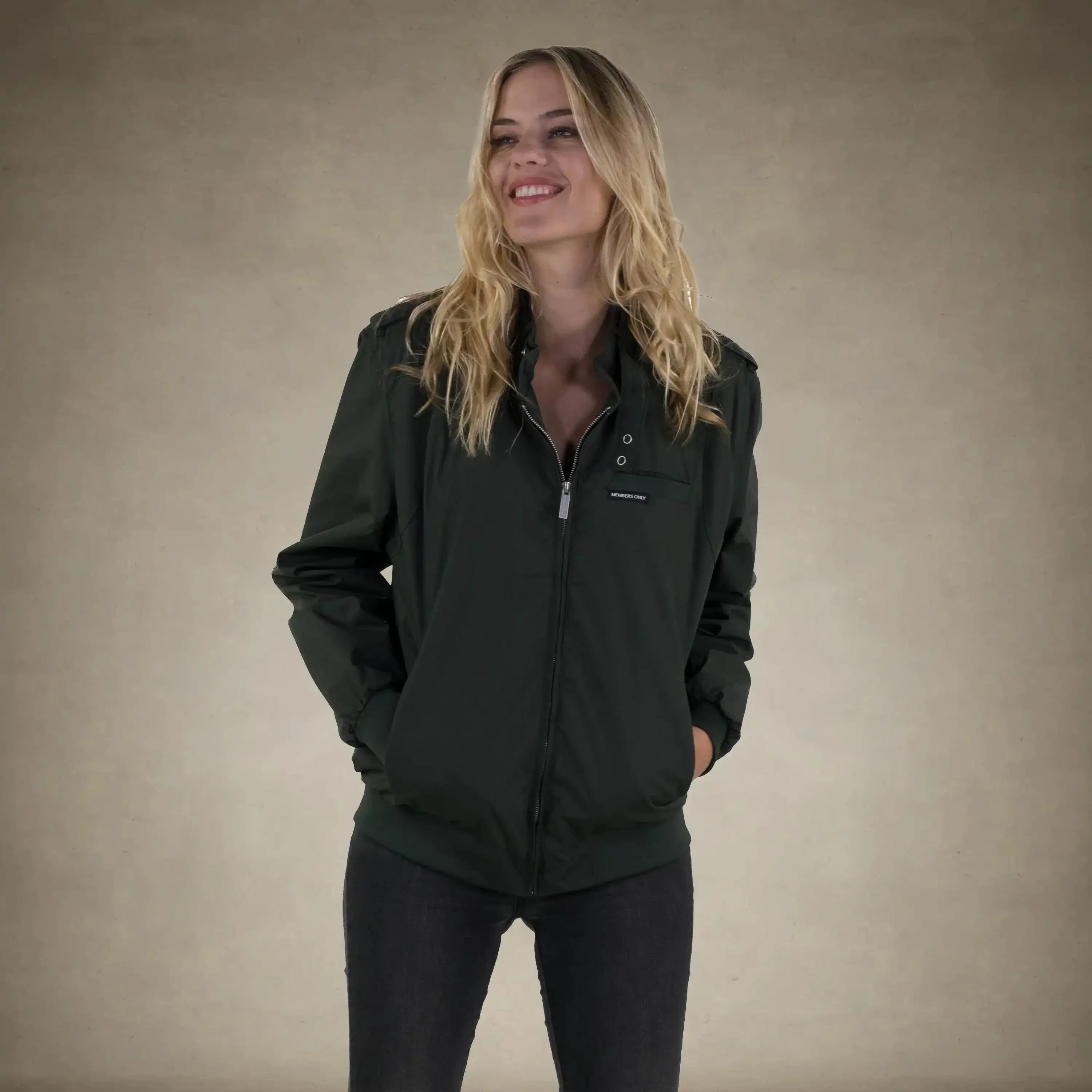 Women's Classic Iconic Racer Oversized Jacket - Image 30