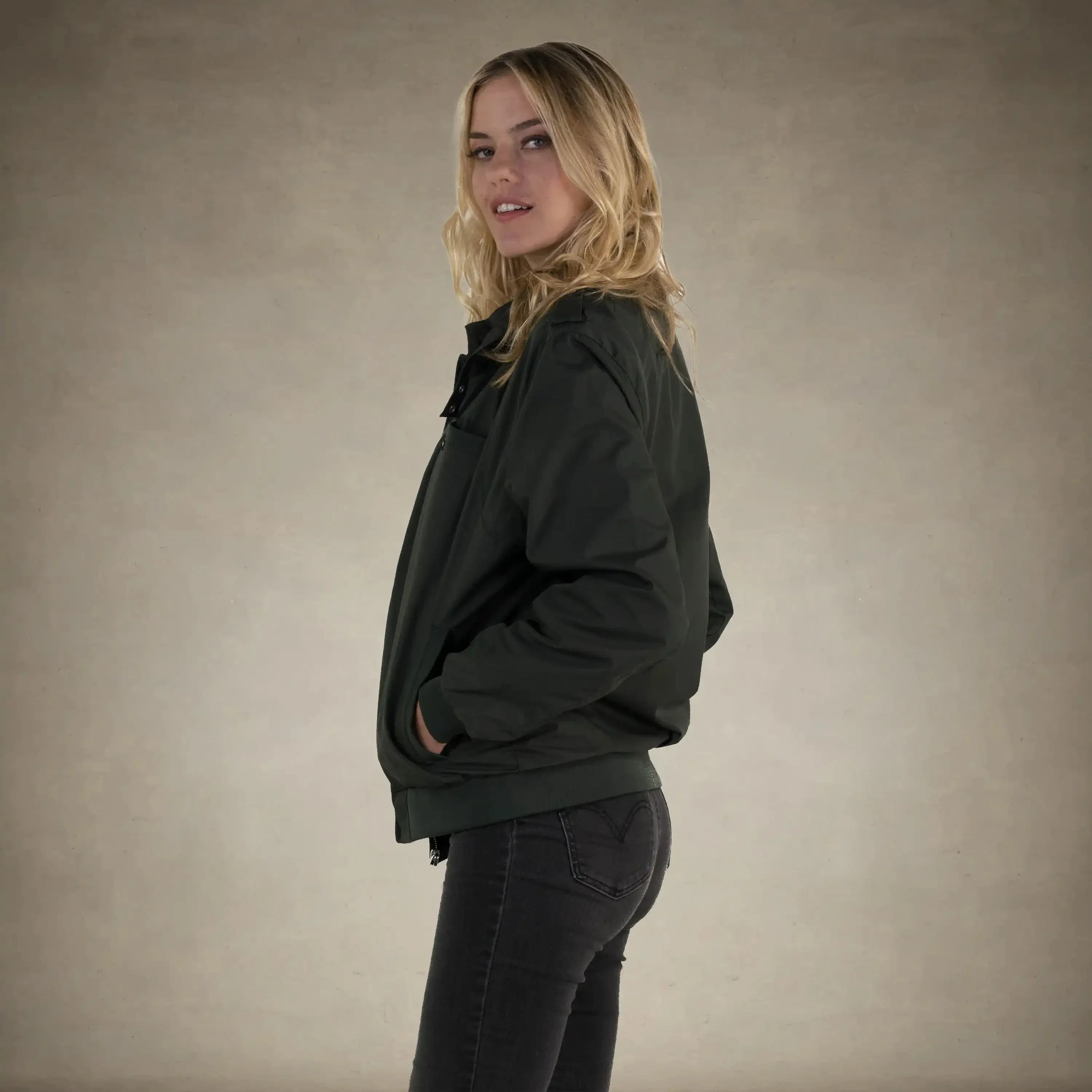 Women's Classic Iconic Racer Oversized Jacket - Image 31