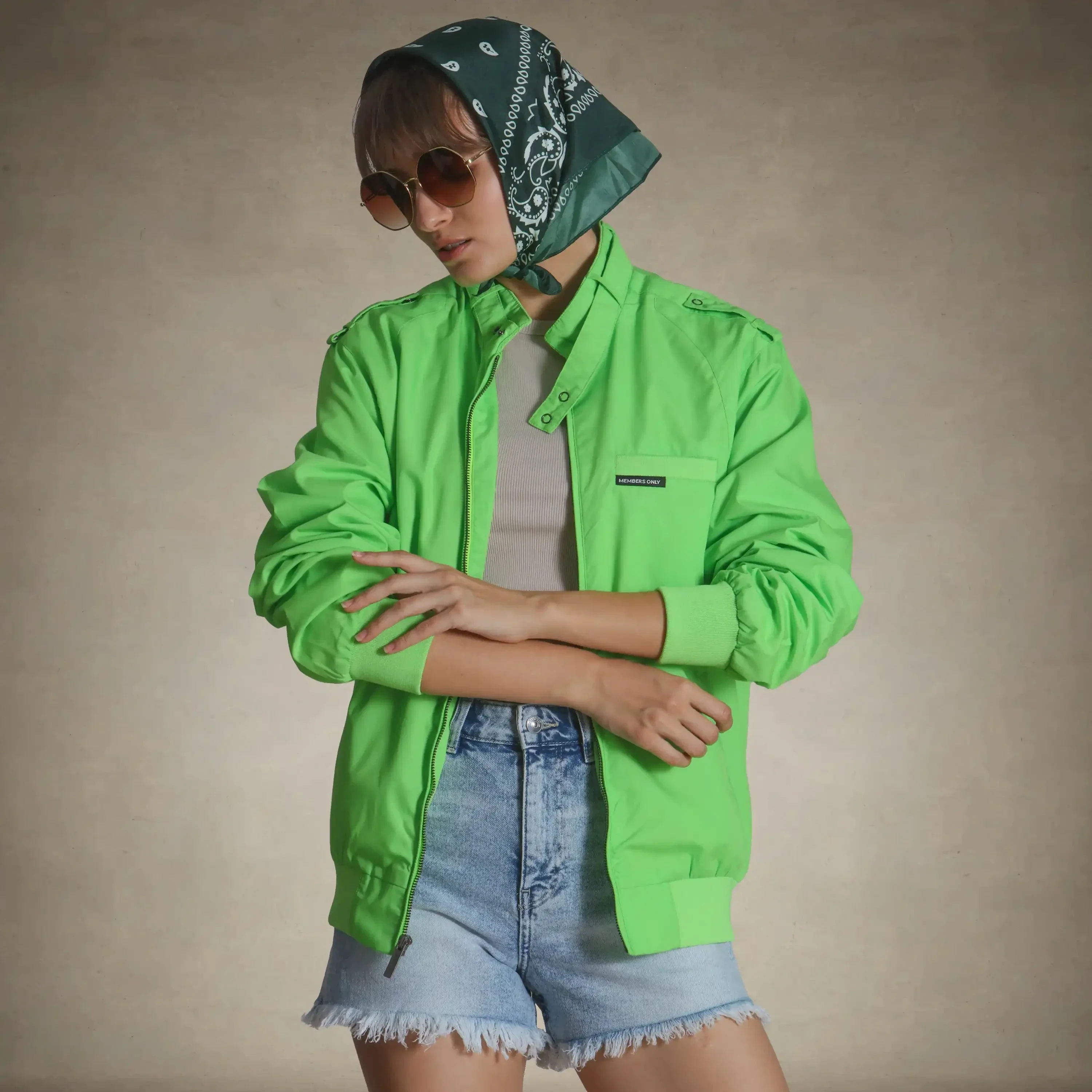 Women's Classic Iconic Racer Oversized Jacket - Image 54