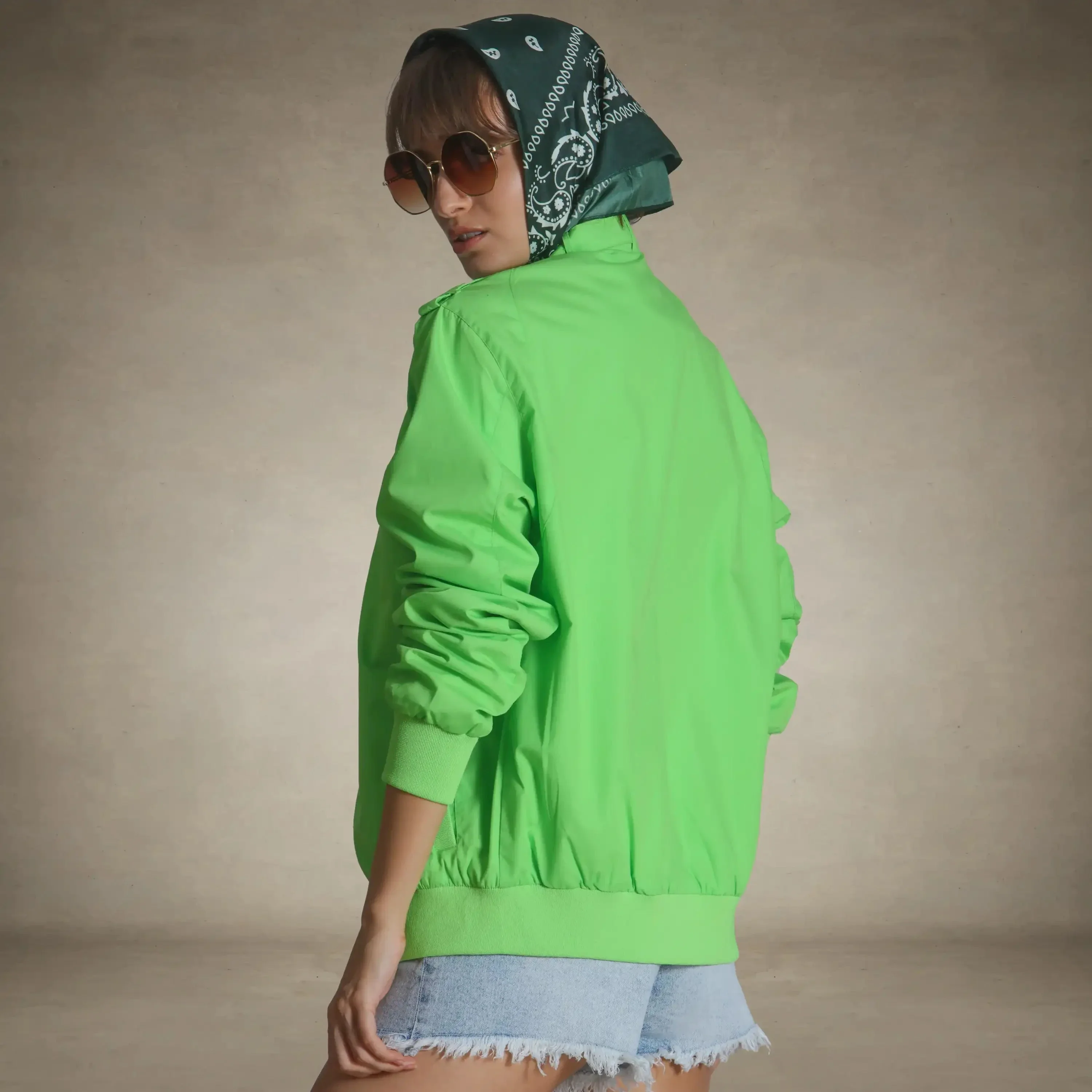 Women's Classic Iconic Racer Oversized Jacket - Image 57