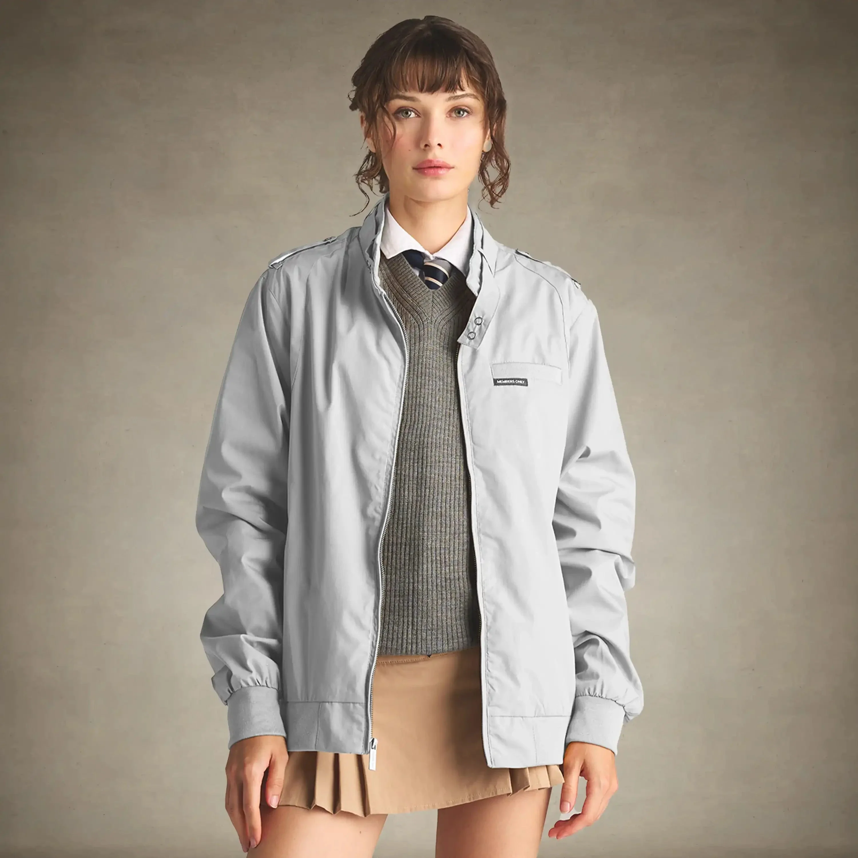 Women's Classic Iconic Racer Oversized Jacket - Image 77