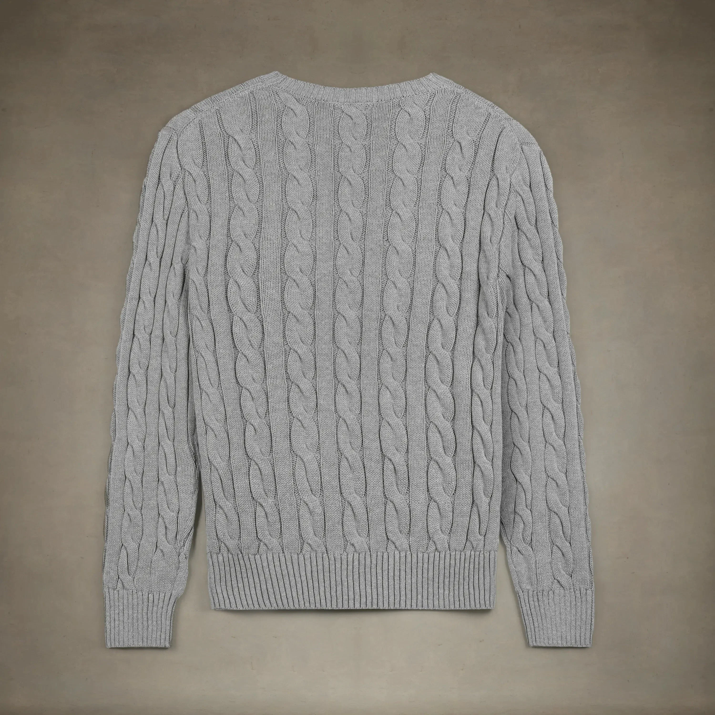 Women's Crew Neck Cable Sweater - Image 18