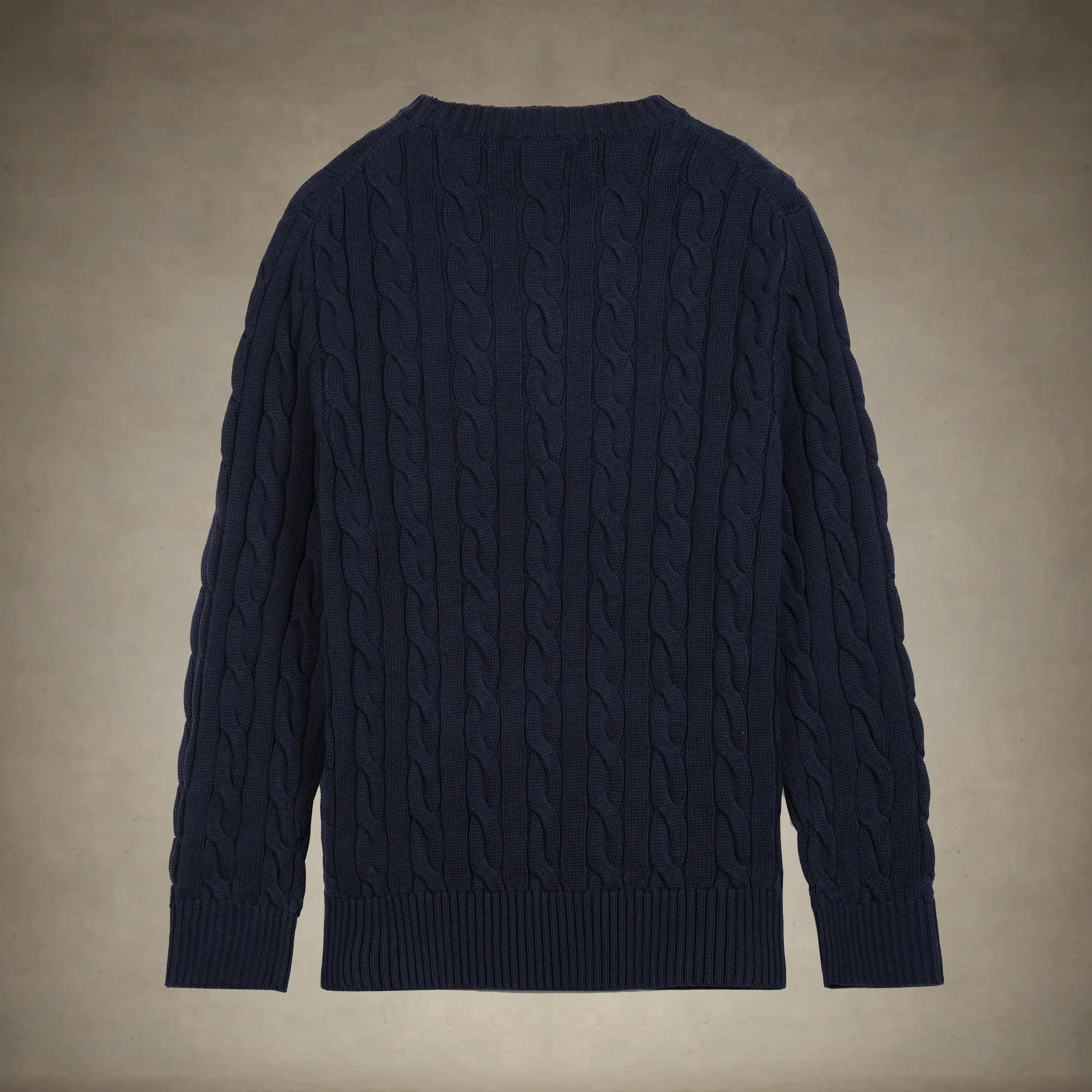 Women's Crew Neck Cable Sweater - Image 24
