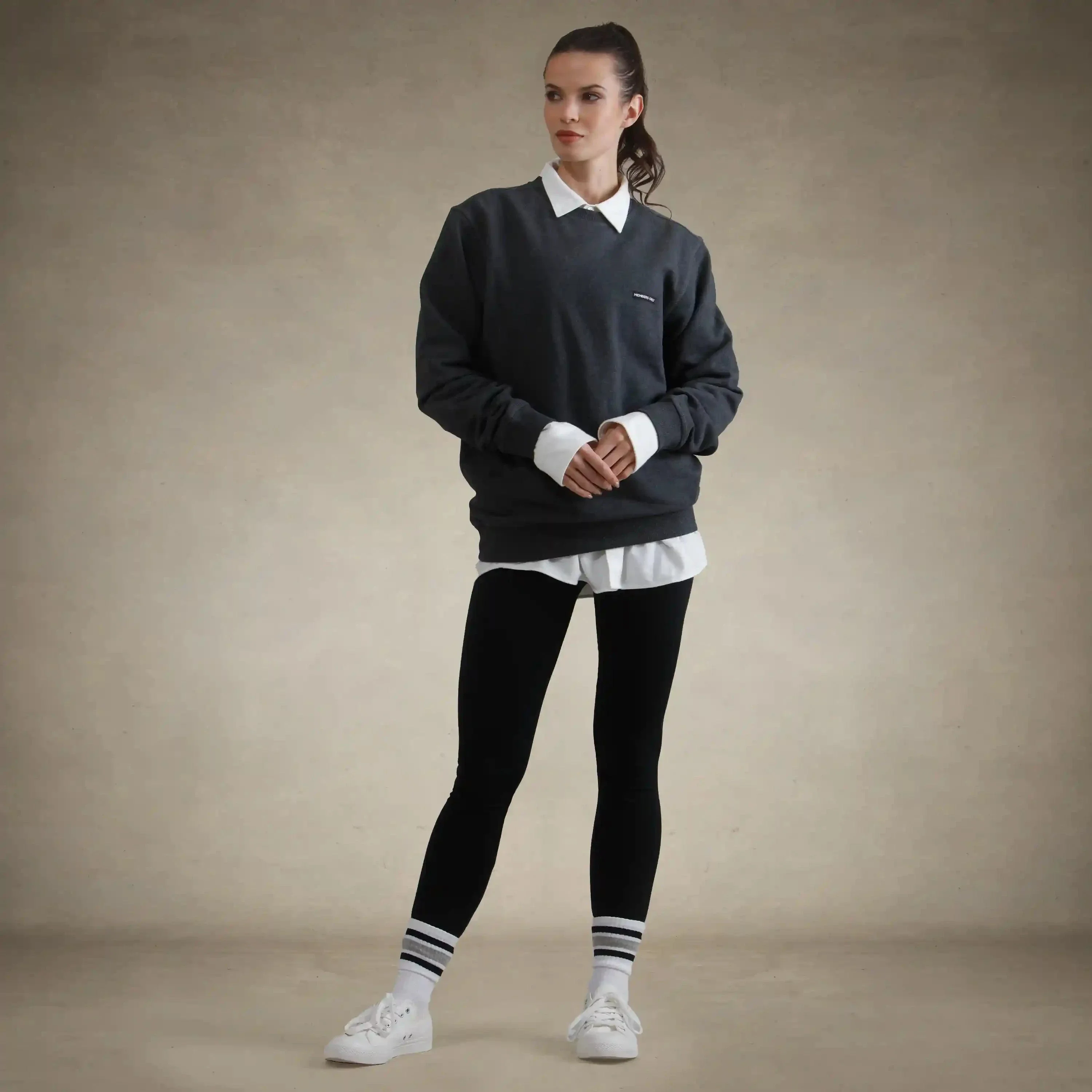 Women's Preston Crew Neck Oversized Sweatshirt - Image 27