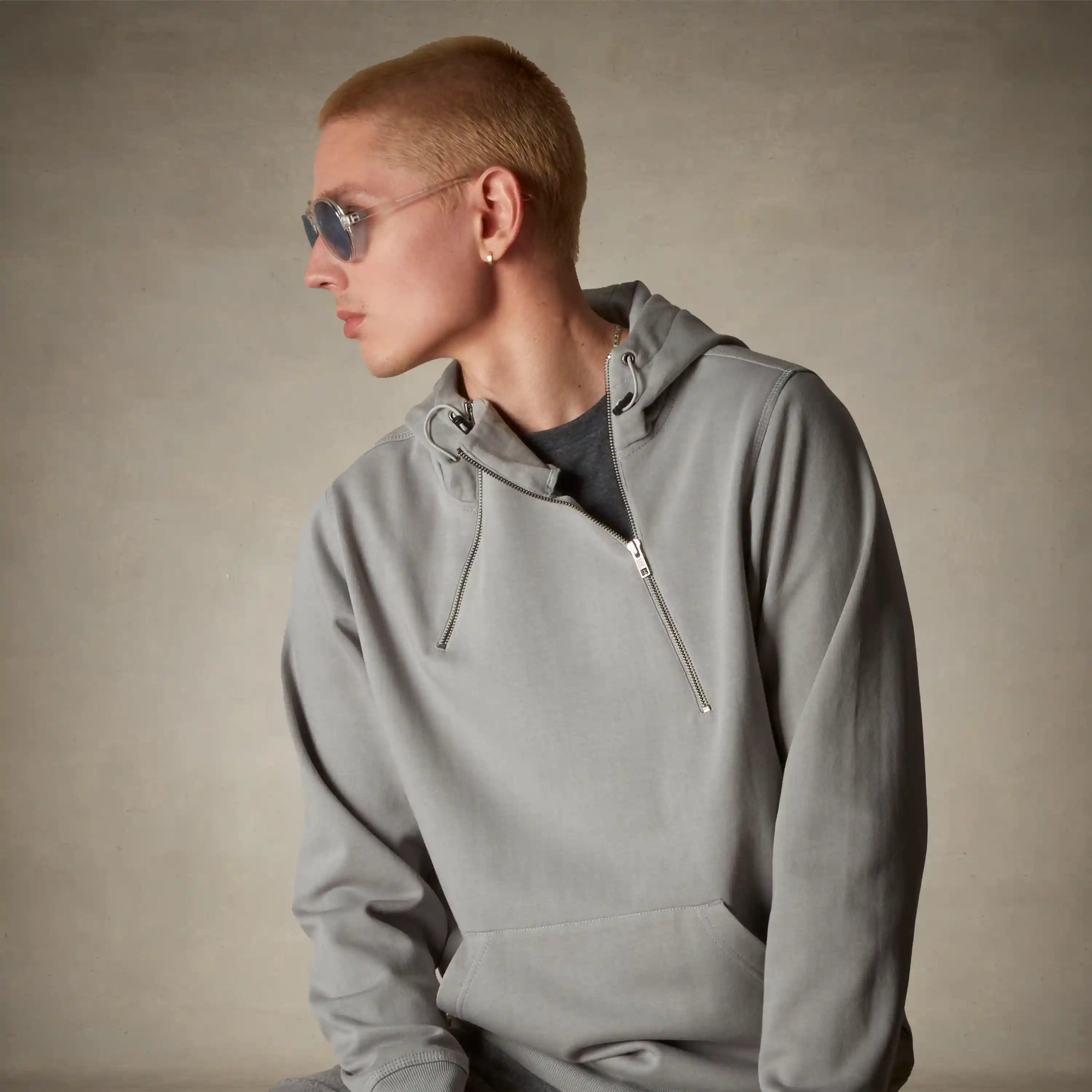 Men's Taylor Double Zipper Pullover Hoodie - Image 13