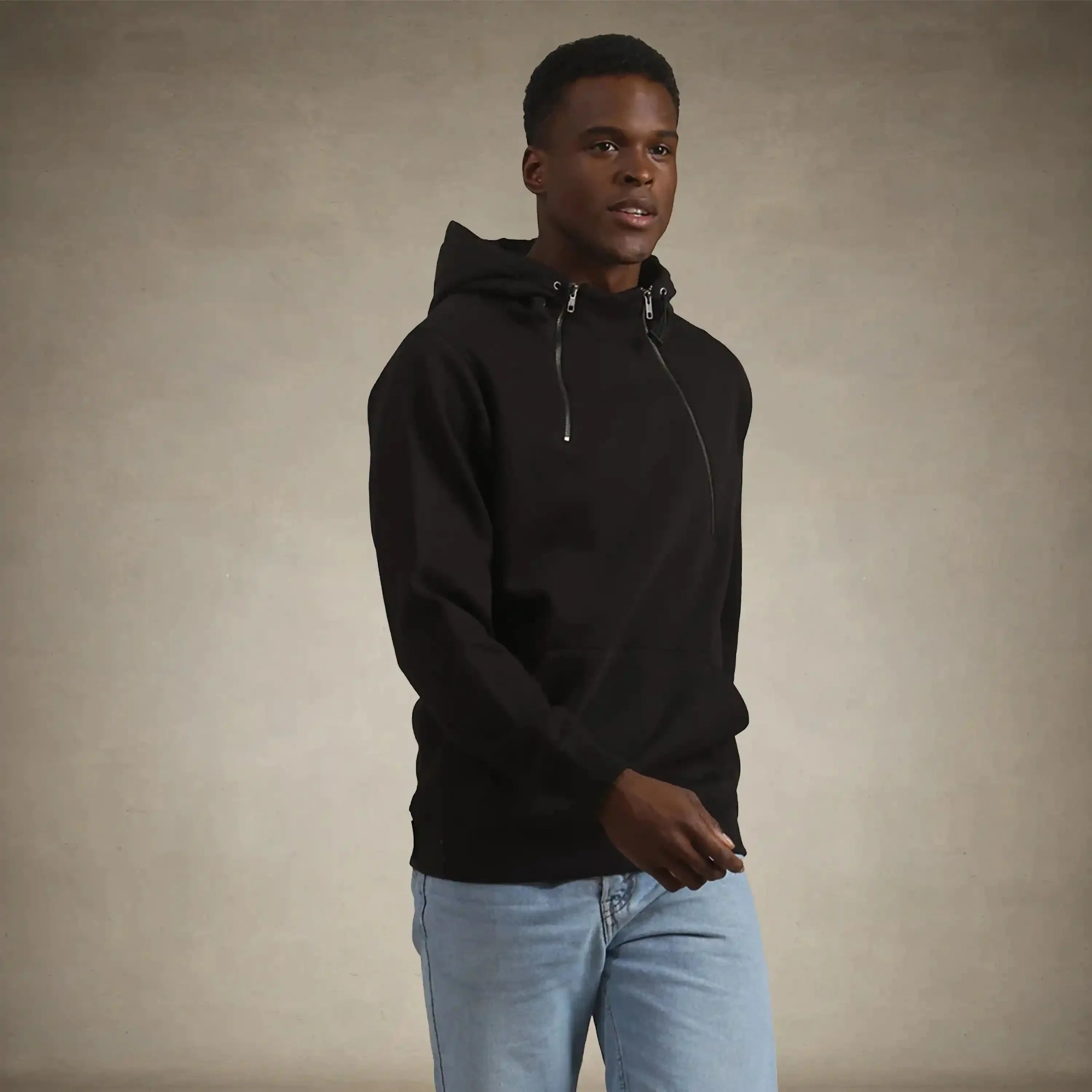 Men's Taylor Double Zipper Pullover Hoodie - Image 3