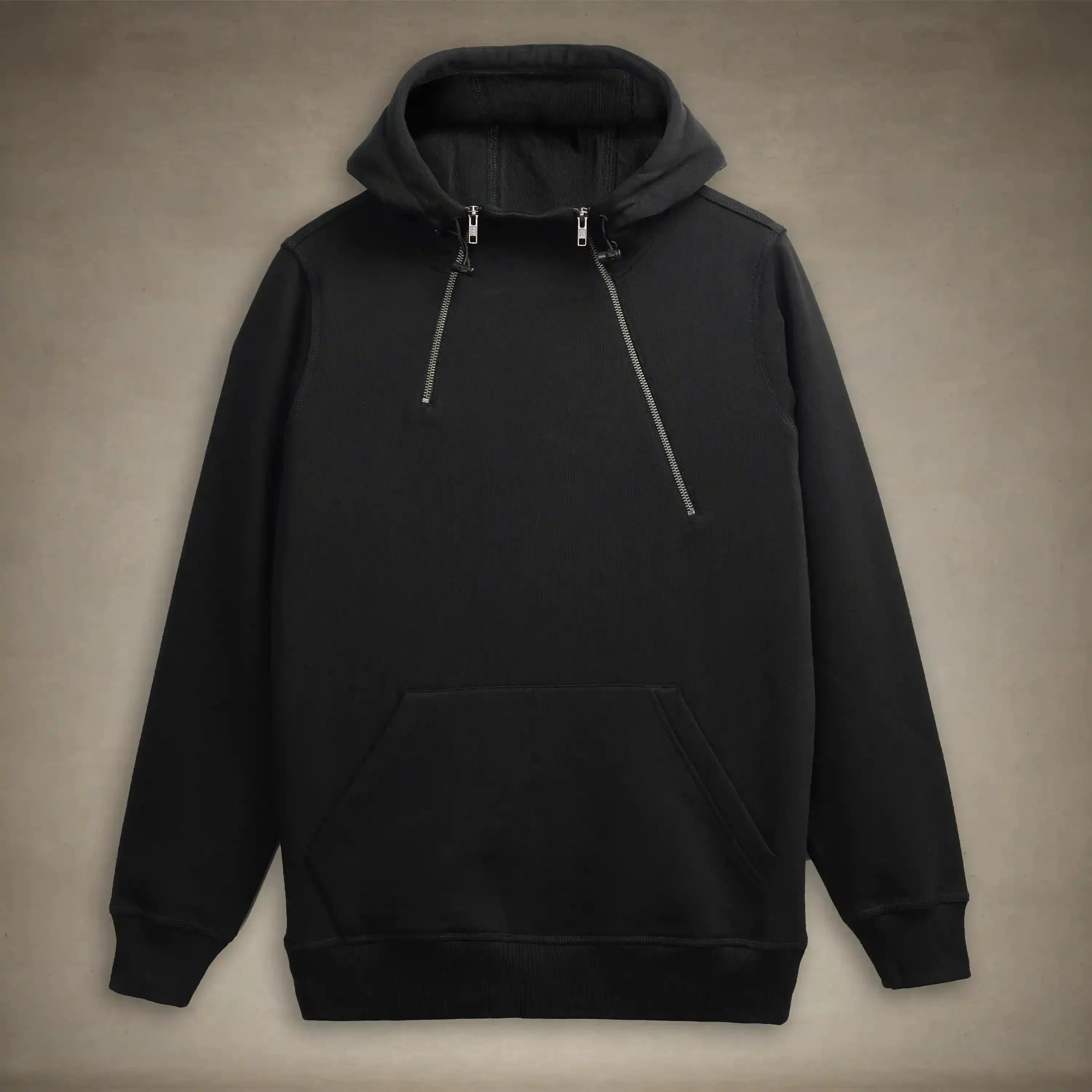 Men's Taylor Double Zipper Pullover Hoodie - Image 4