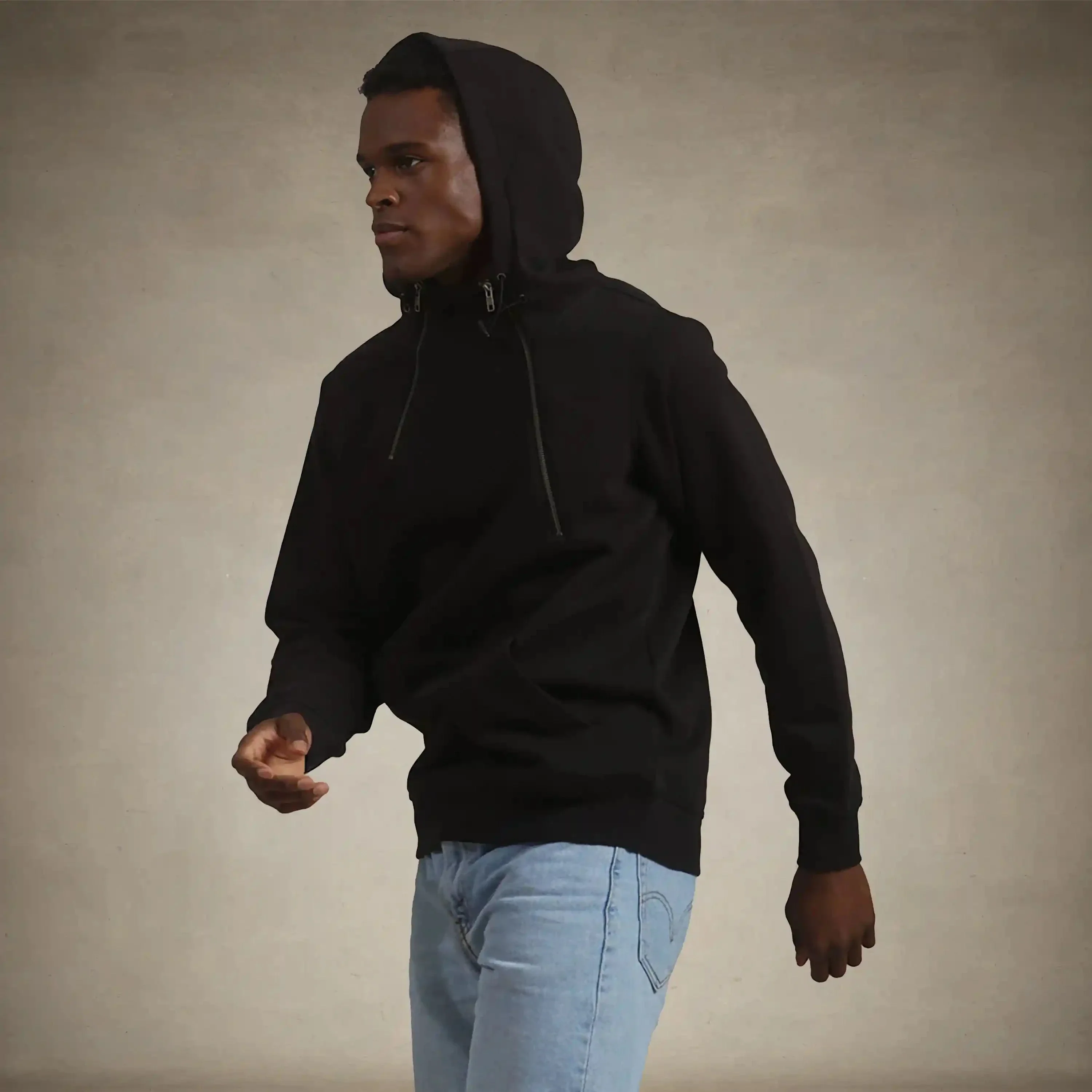 Men's Taylor Double Zipper Pullover Hoodie - Image 6