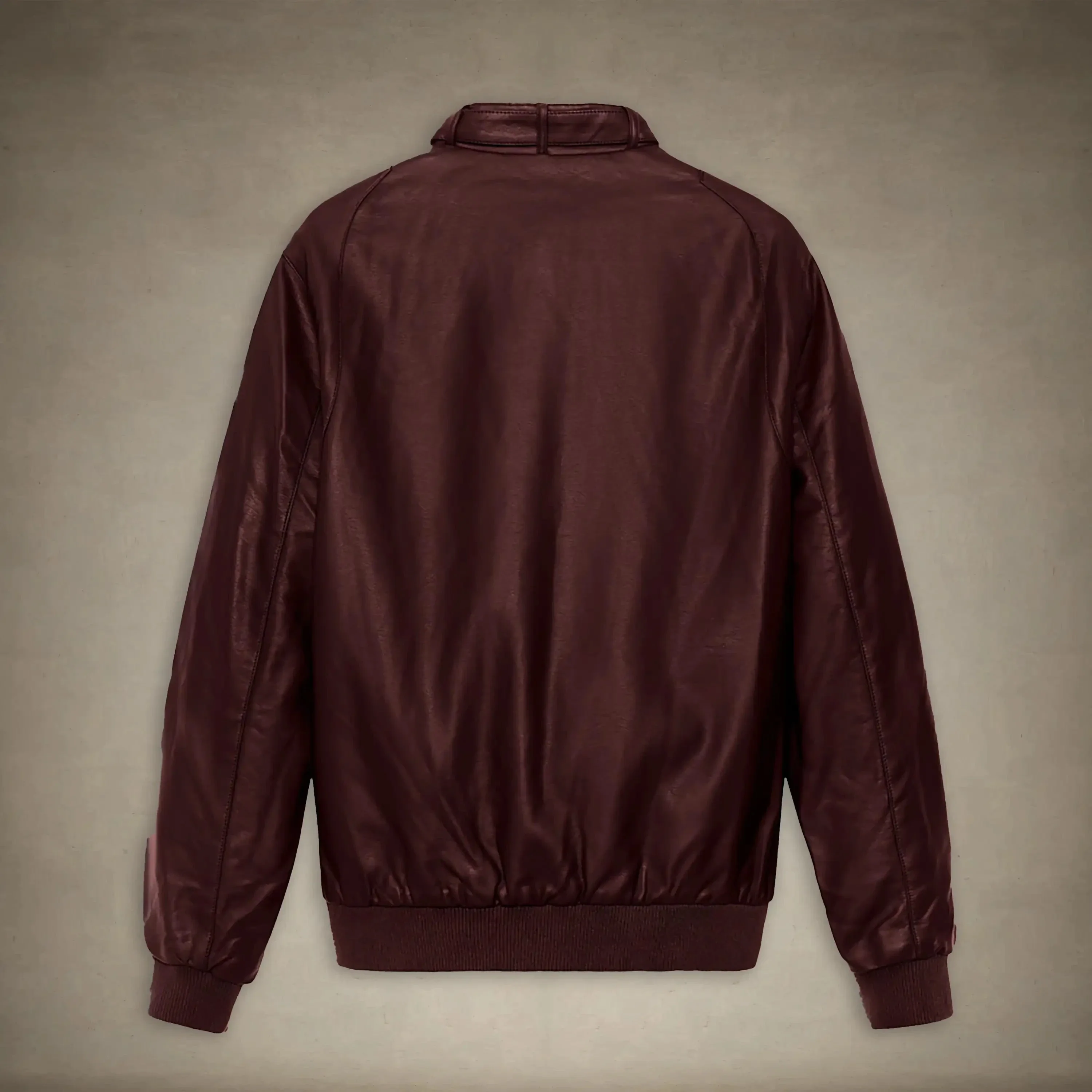 Women's Faux Leather Iconic Racer Oversized Jacket - Image 7