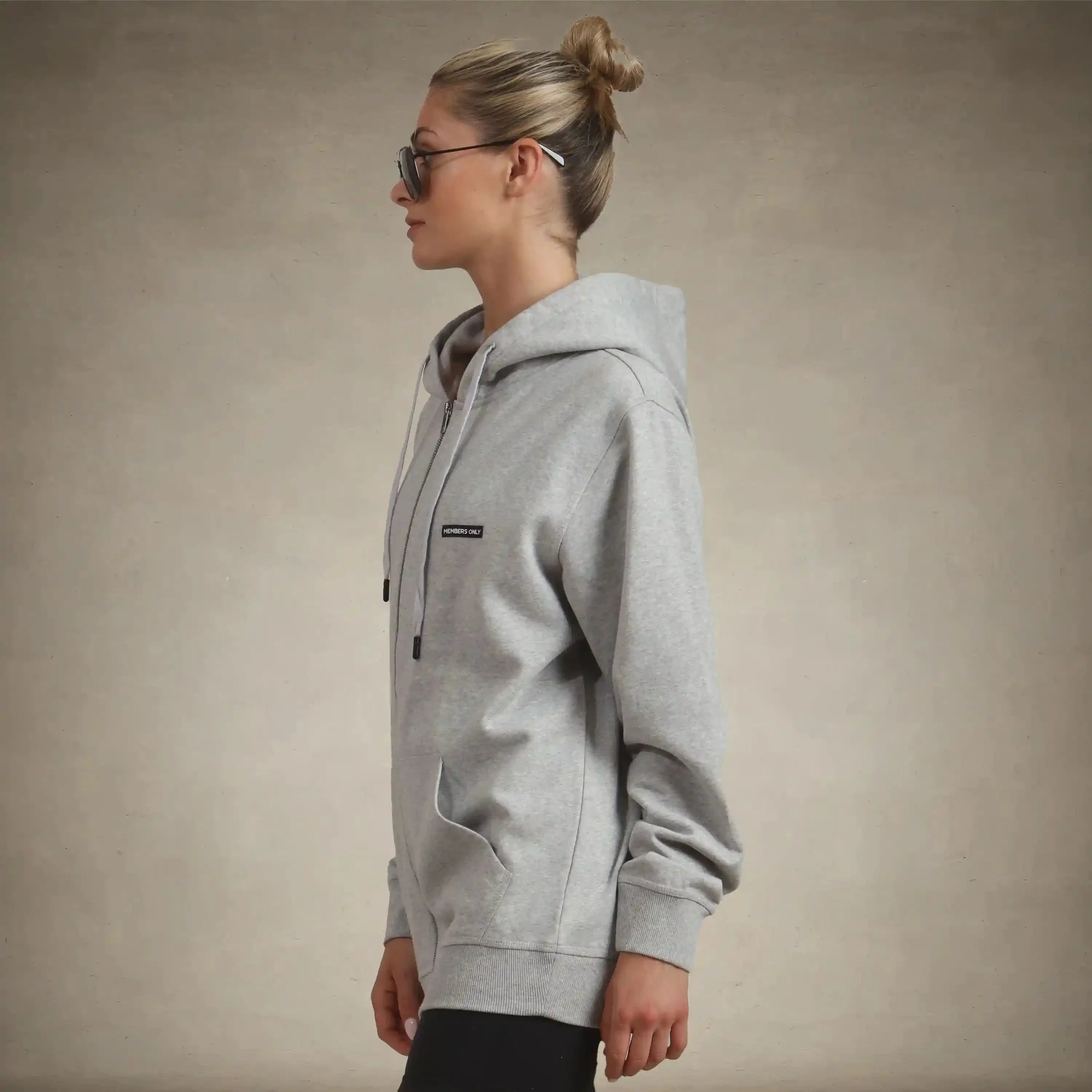 Women's Brooklyn Zip-Up Oversized Hoodie - Image 10