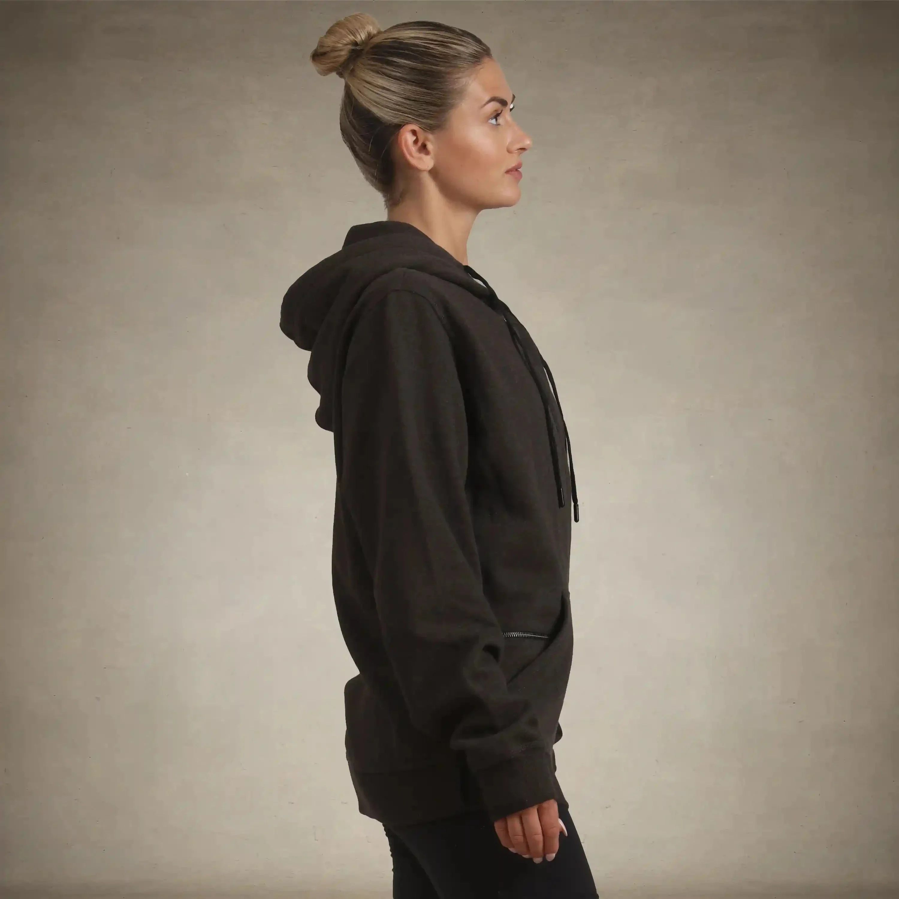 Women's Brooklyn Zip-Up Oversized Hoodie - Image 4