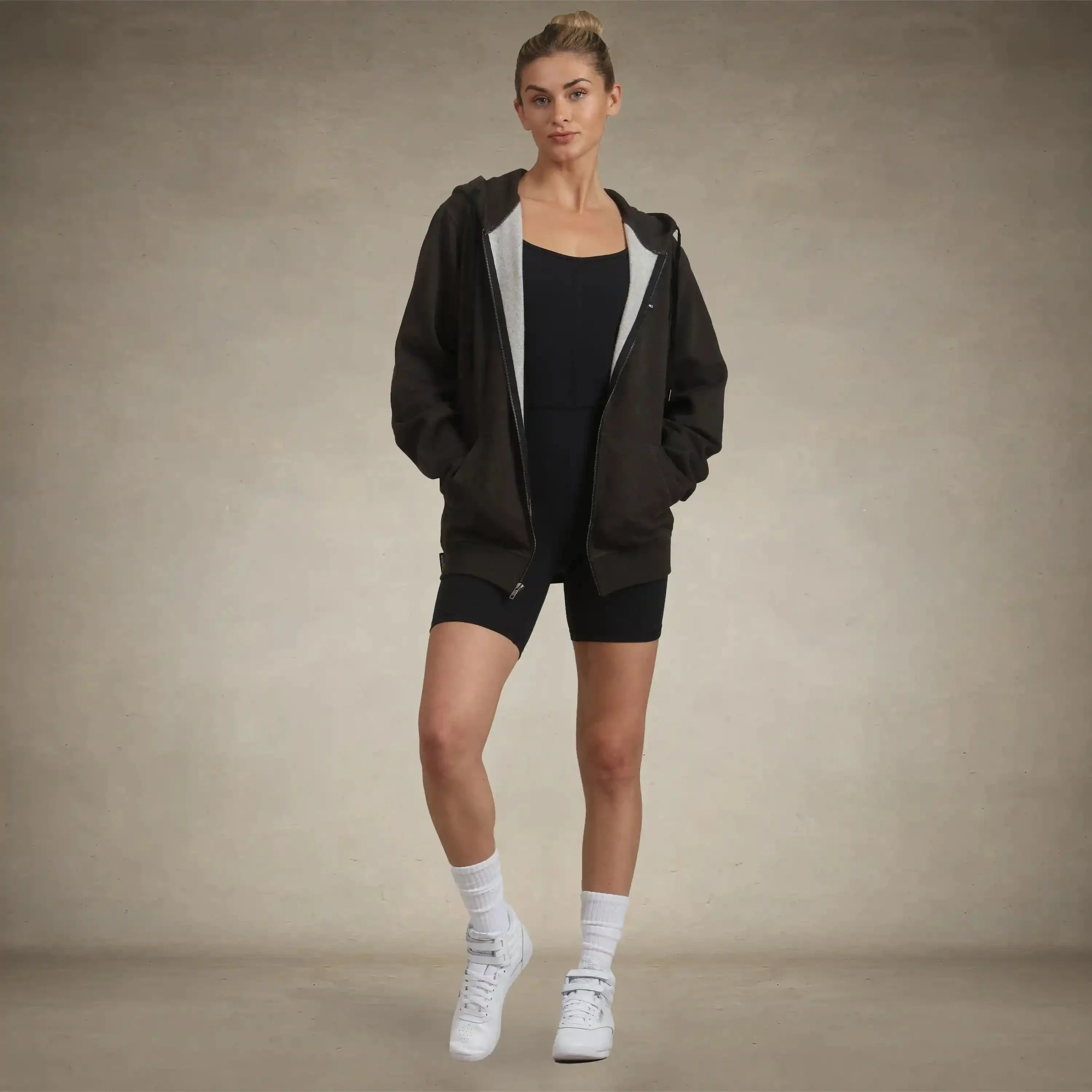 Women's Brooklyn Zip-Up Oversized Hoodie - Image 6