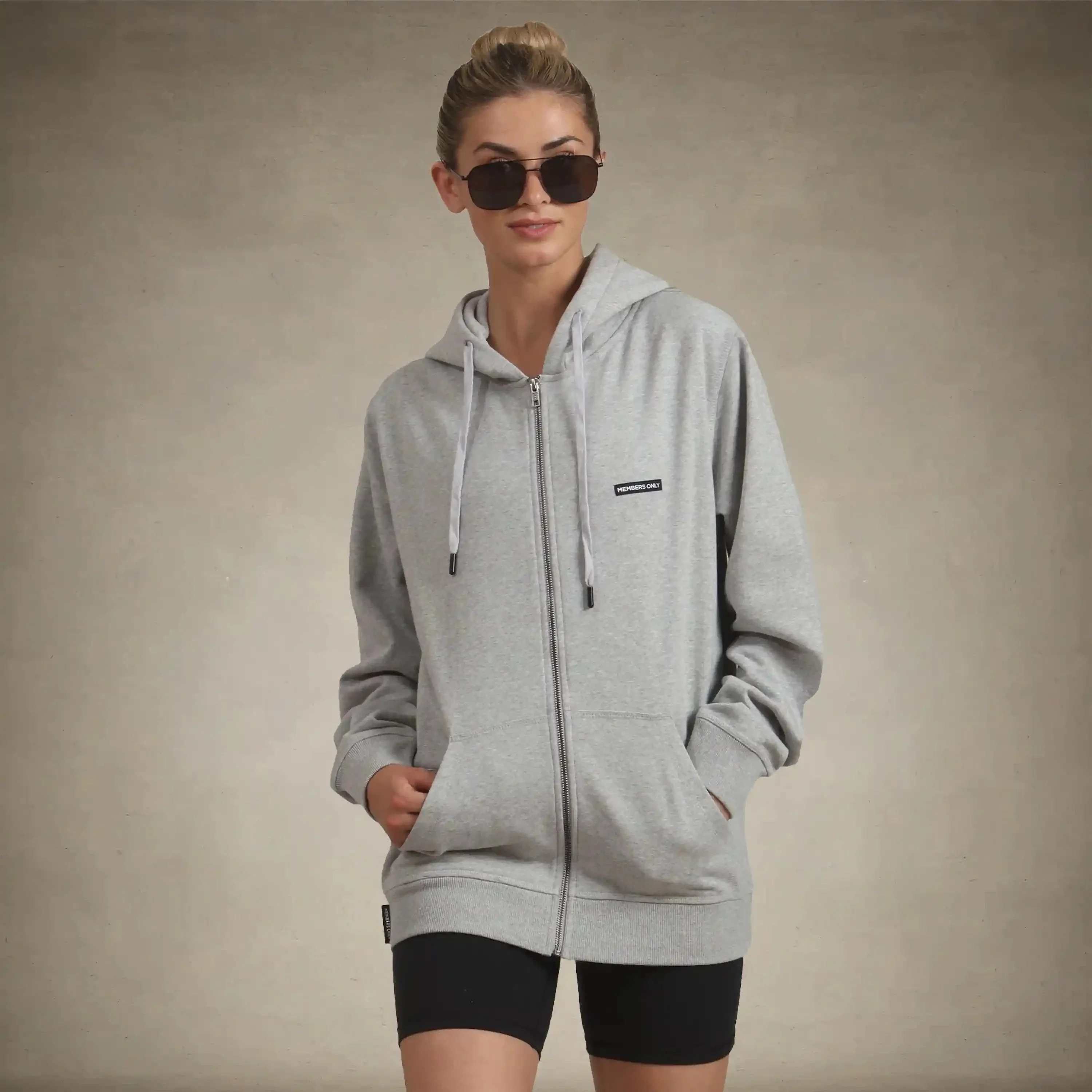 Women's Brooklyn Zip-Up Oversized Hoodie - Image 9