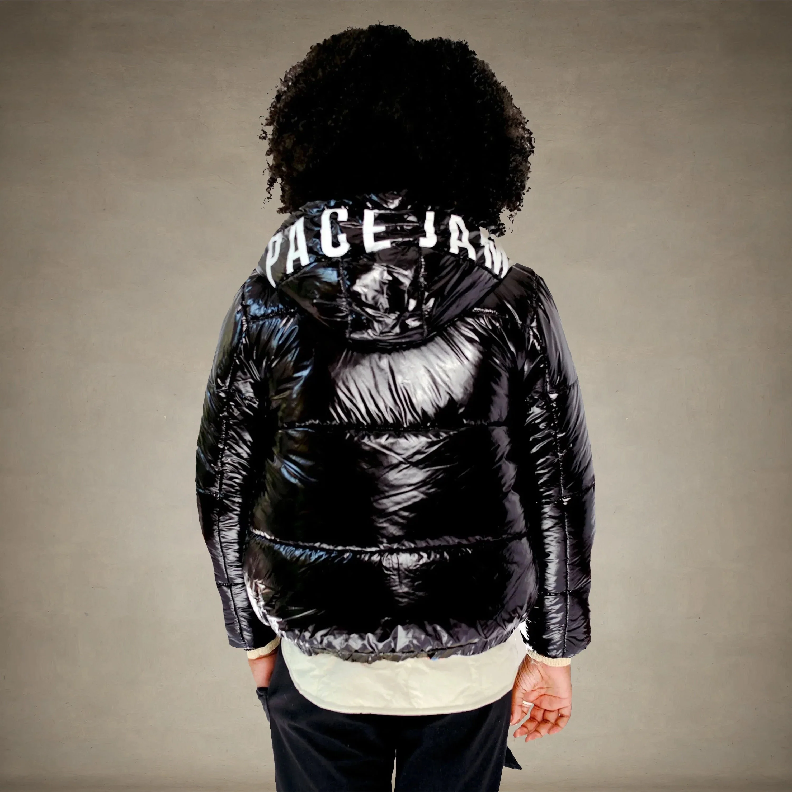 Girl's Cire Puffer with Mash Print Lining Jacket - FINAL SALE - Image 4