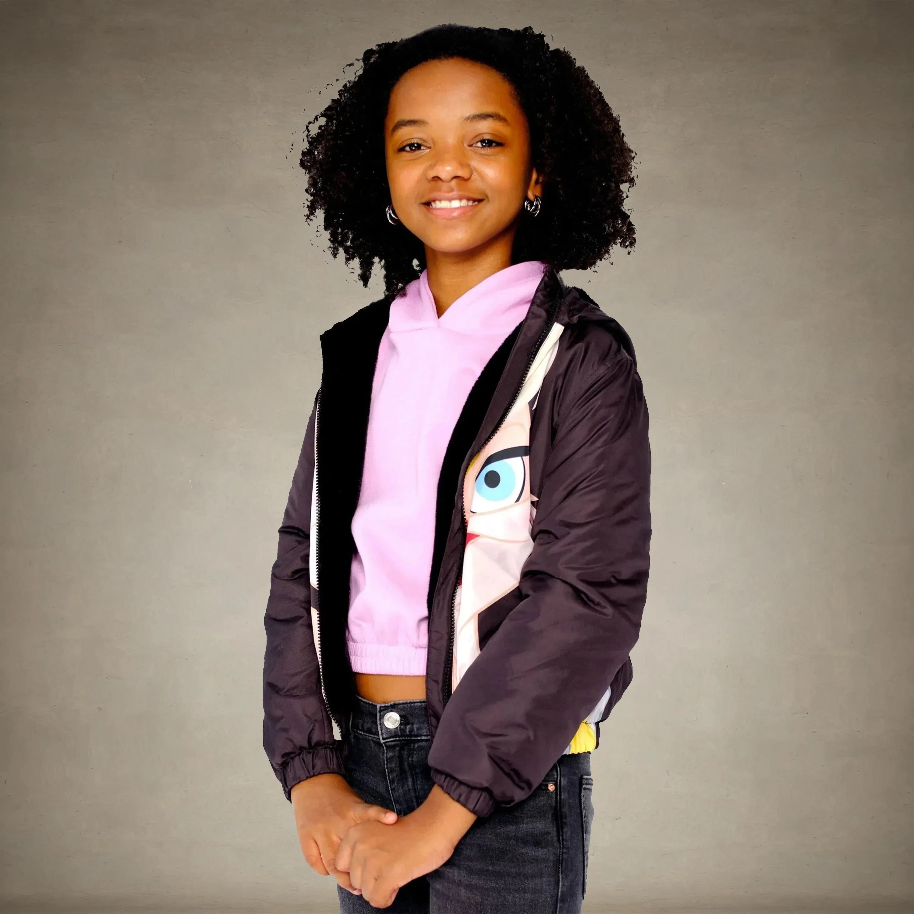 Girl's Midweight with Fur Lining Jacket - FINAL SALE - Image 4