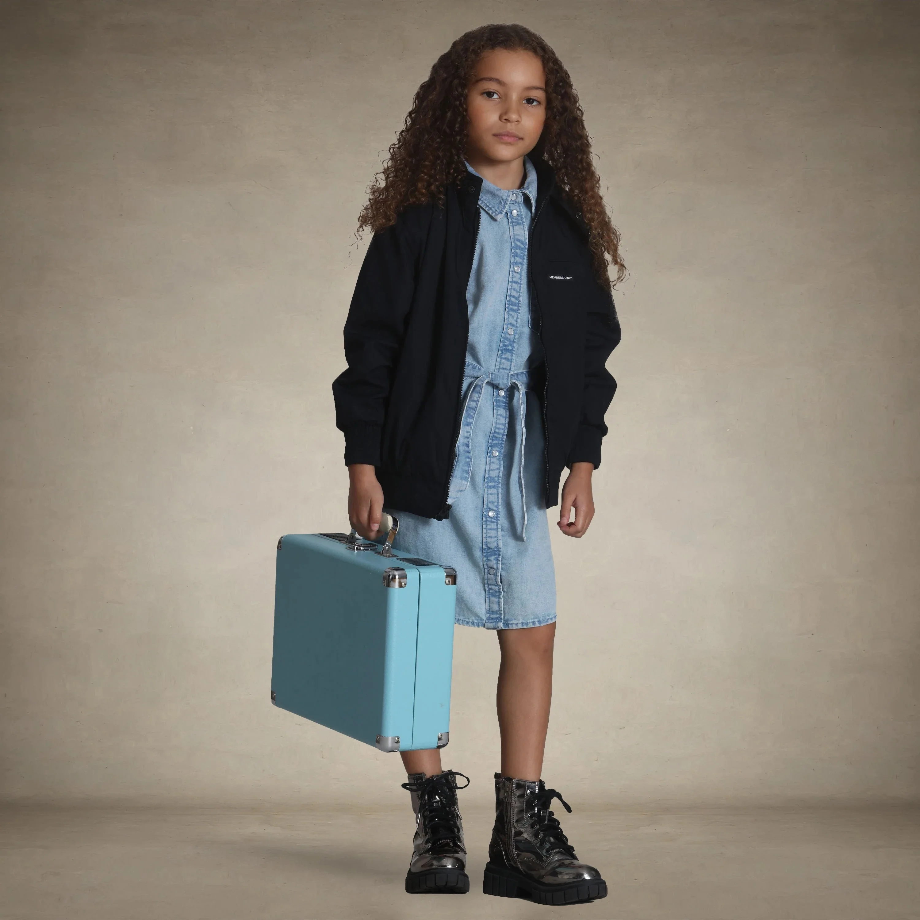 Girl's Iconic Racer Jacket - Image 4