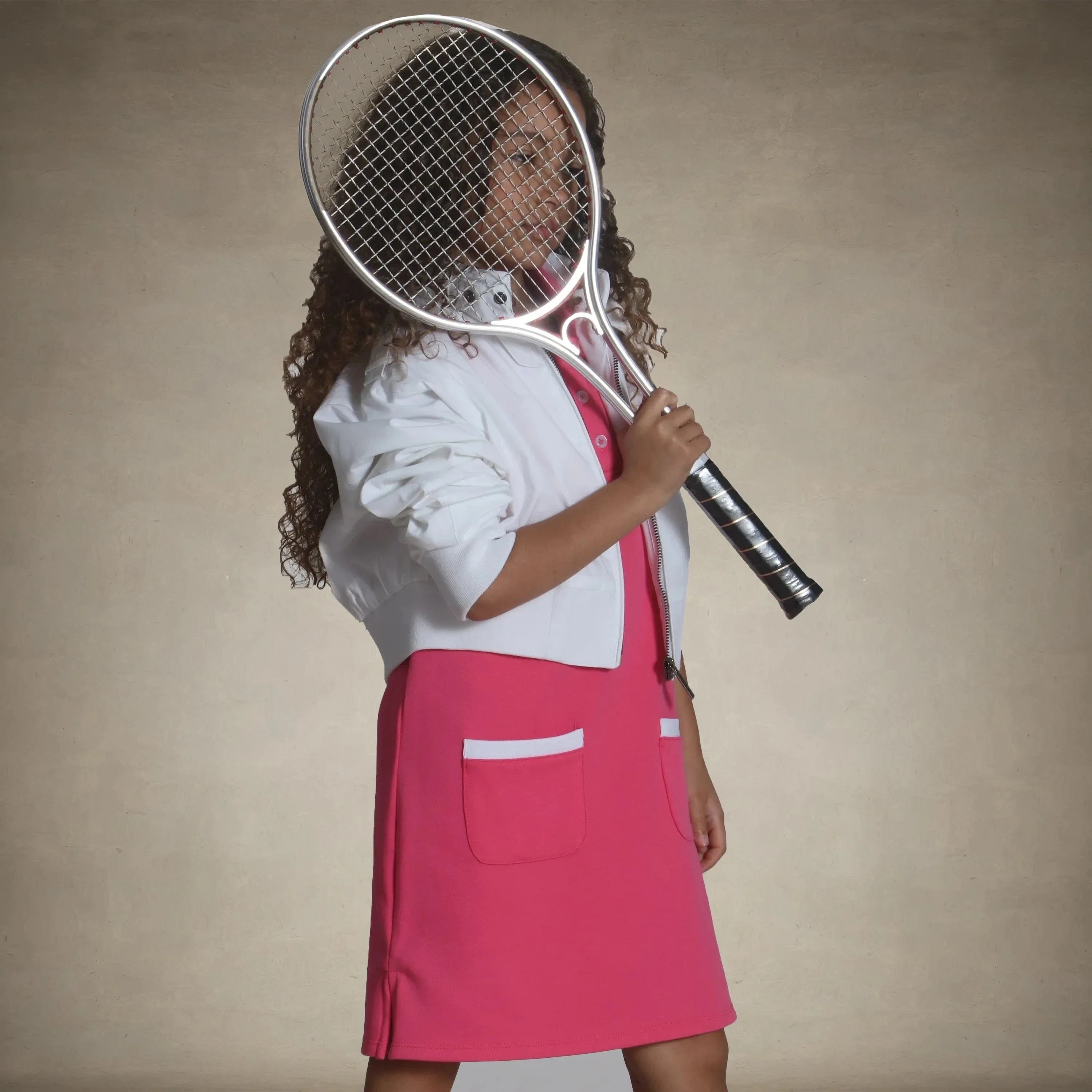 Girl's Racer Jacket - Image 17