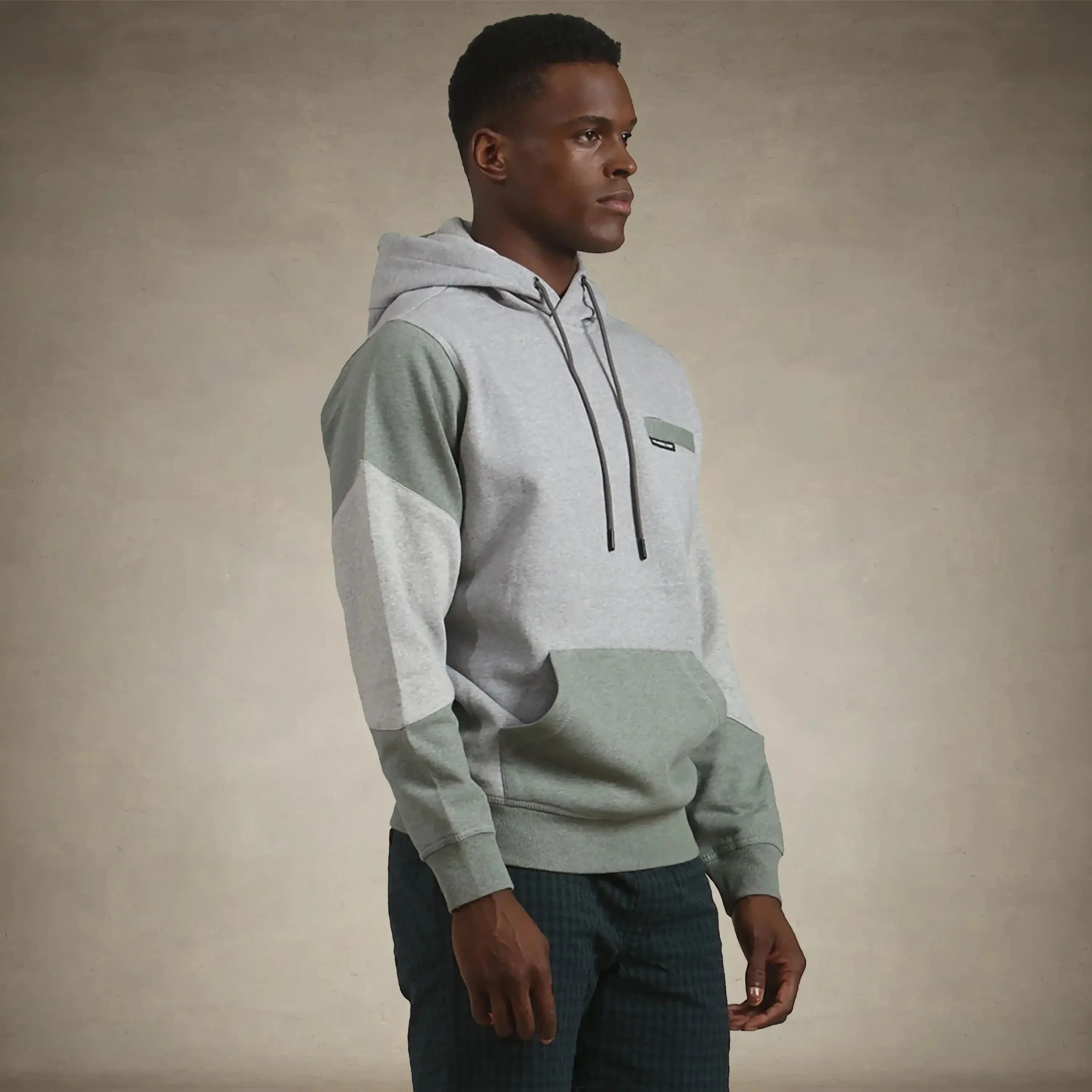 Men's Drew Colorblock Hooded Sweatshirt - Image 3