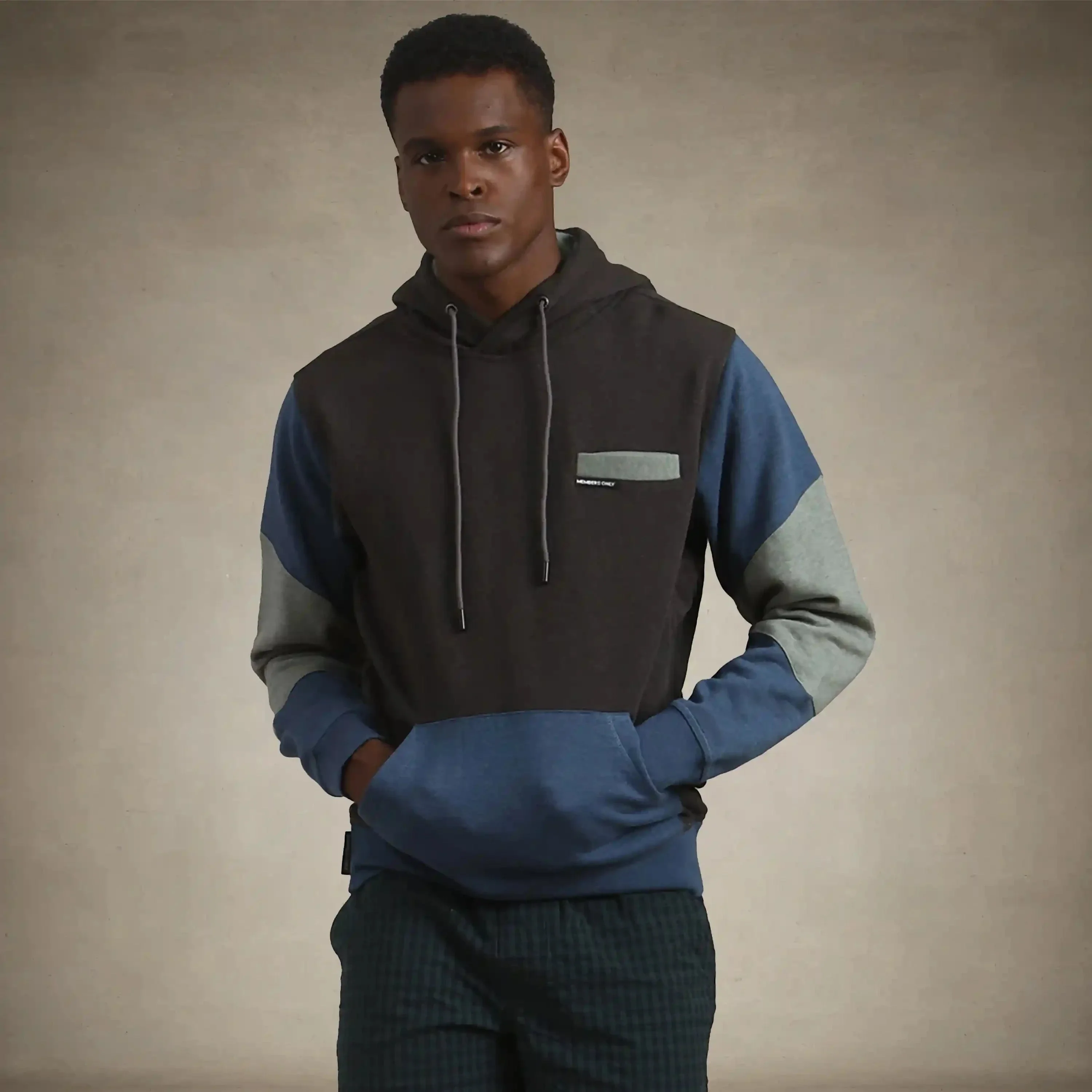 Men's Drew Colorblock Hooded Sweatshirt - Image 9