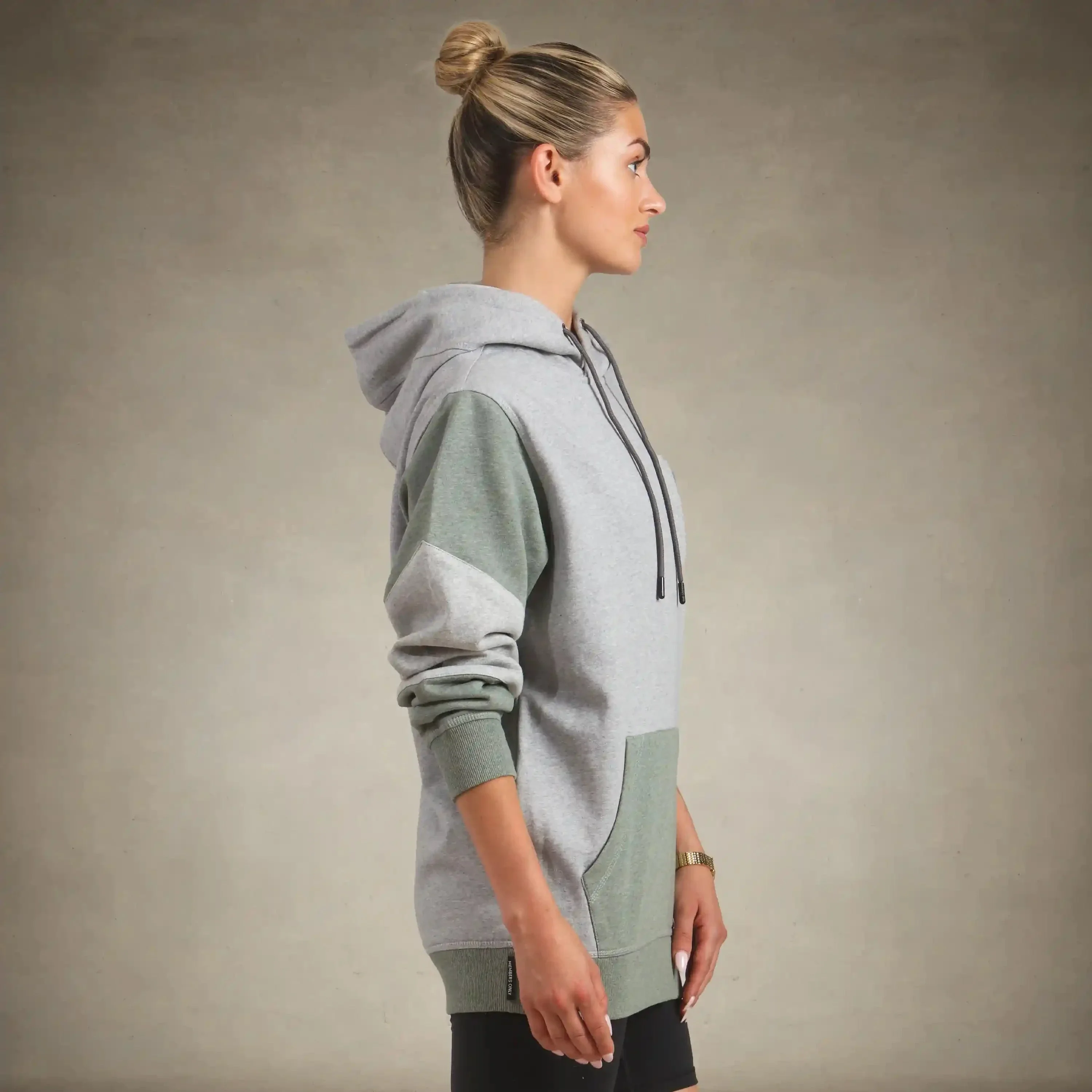 Women's Drew Colorblock Oversized  Hooded Sweatshirt - Image 14