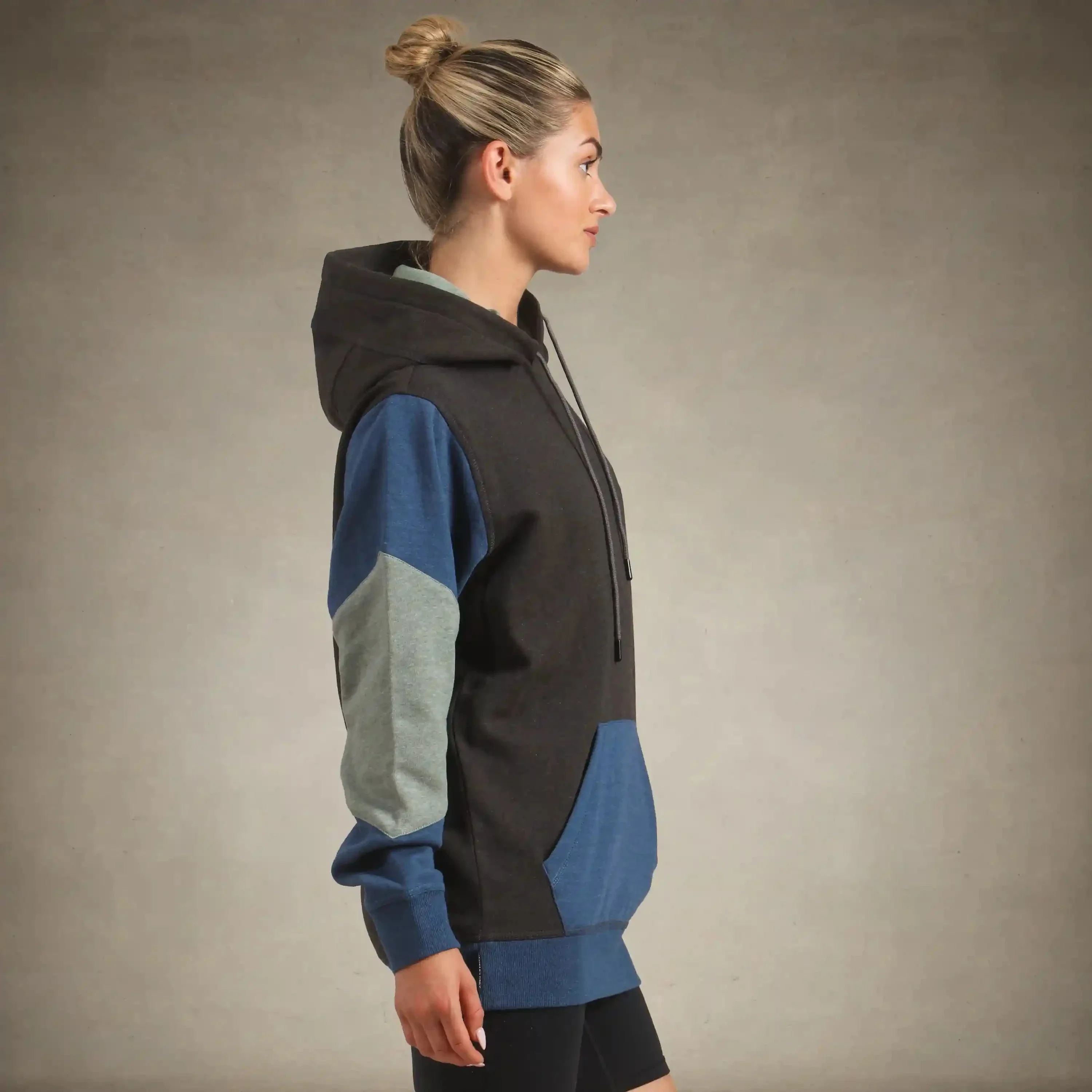 Women's Drew Colorblock Oversized  Hooded Sweatshirt - Image 5