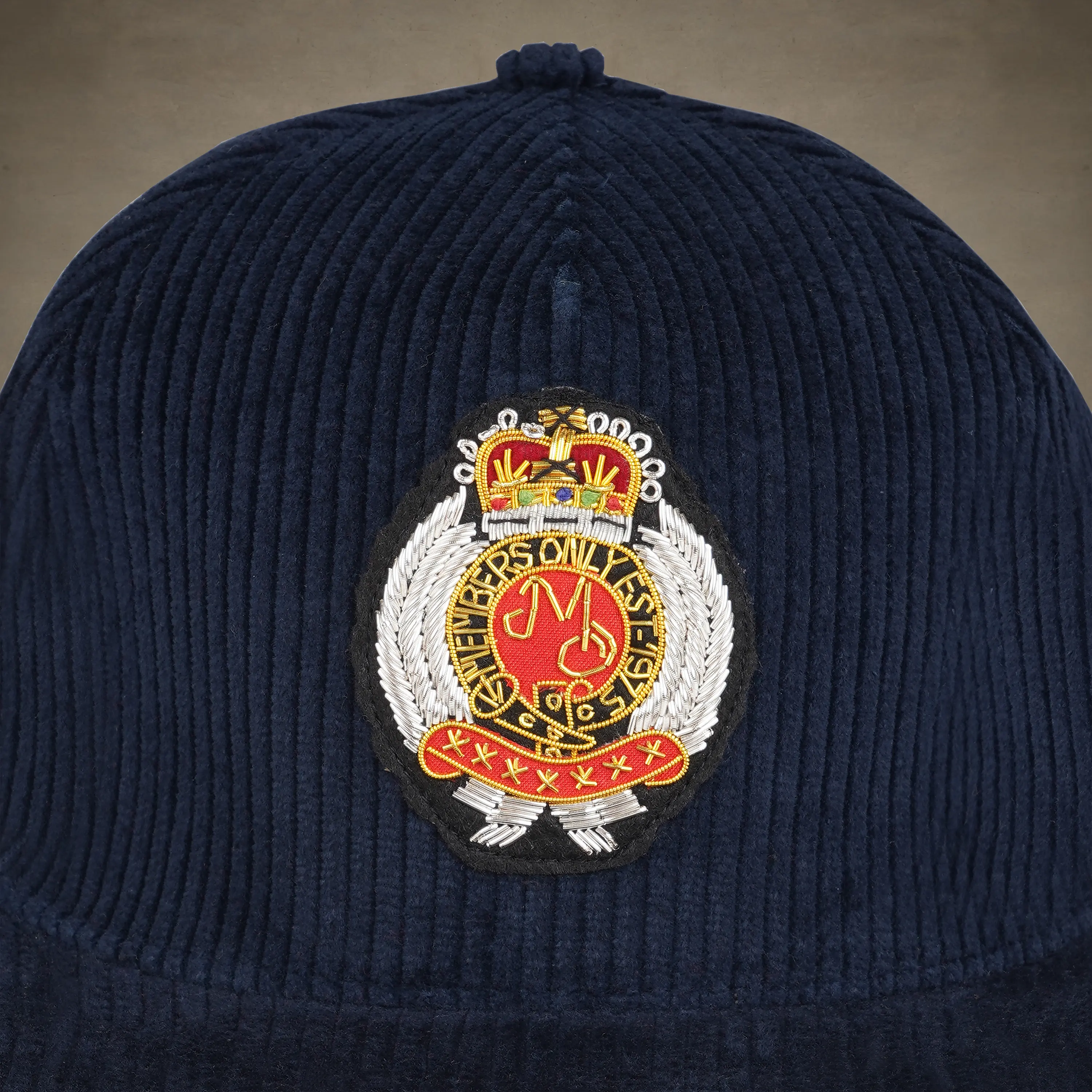 Corduroy Baseball Cap - Members Only Crest - Image 16