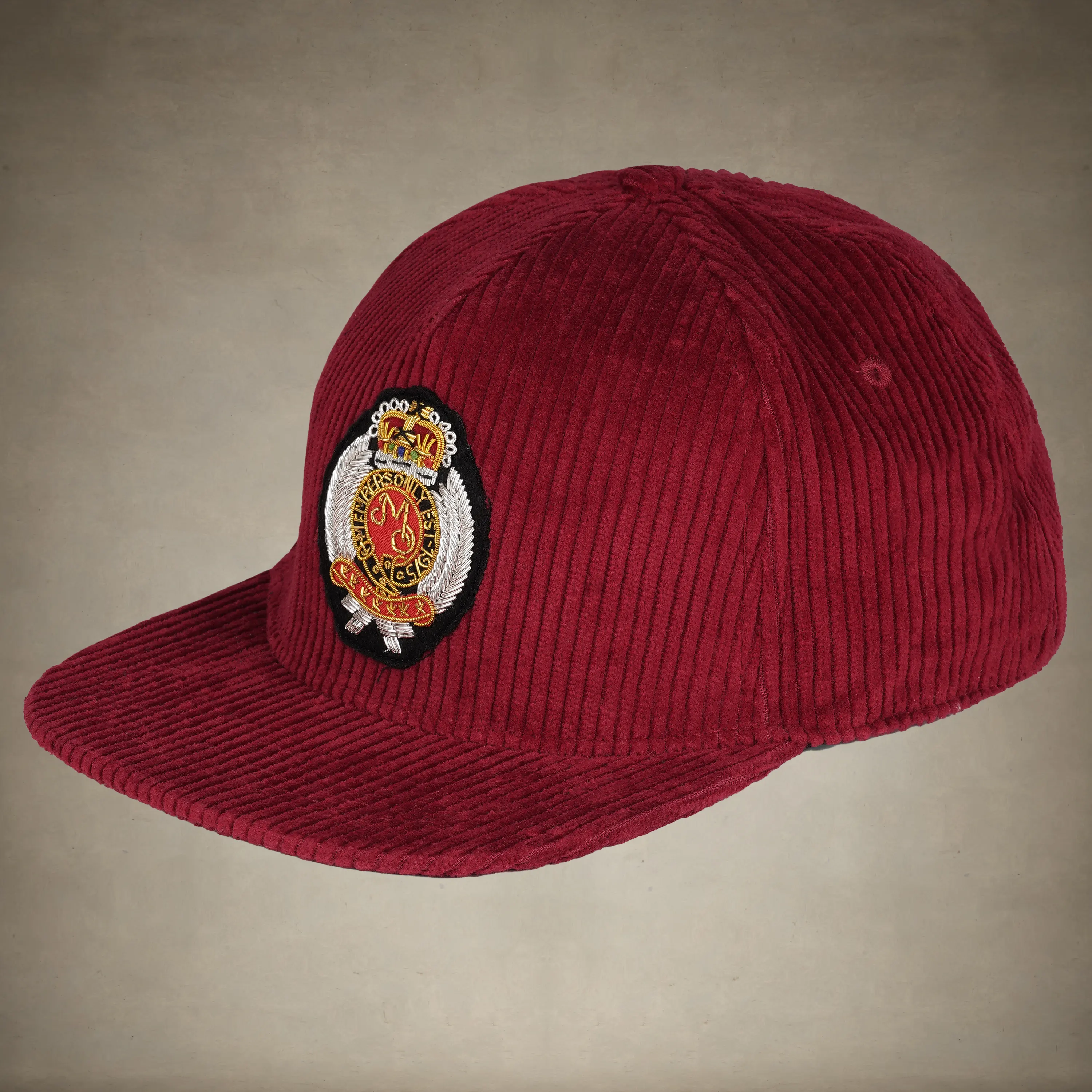 Corduroy Baseball Cap - Members Only Crest - Image 19