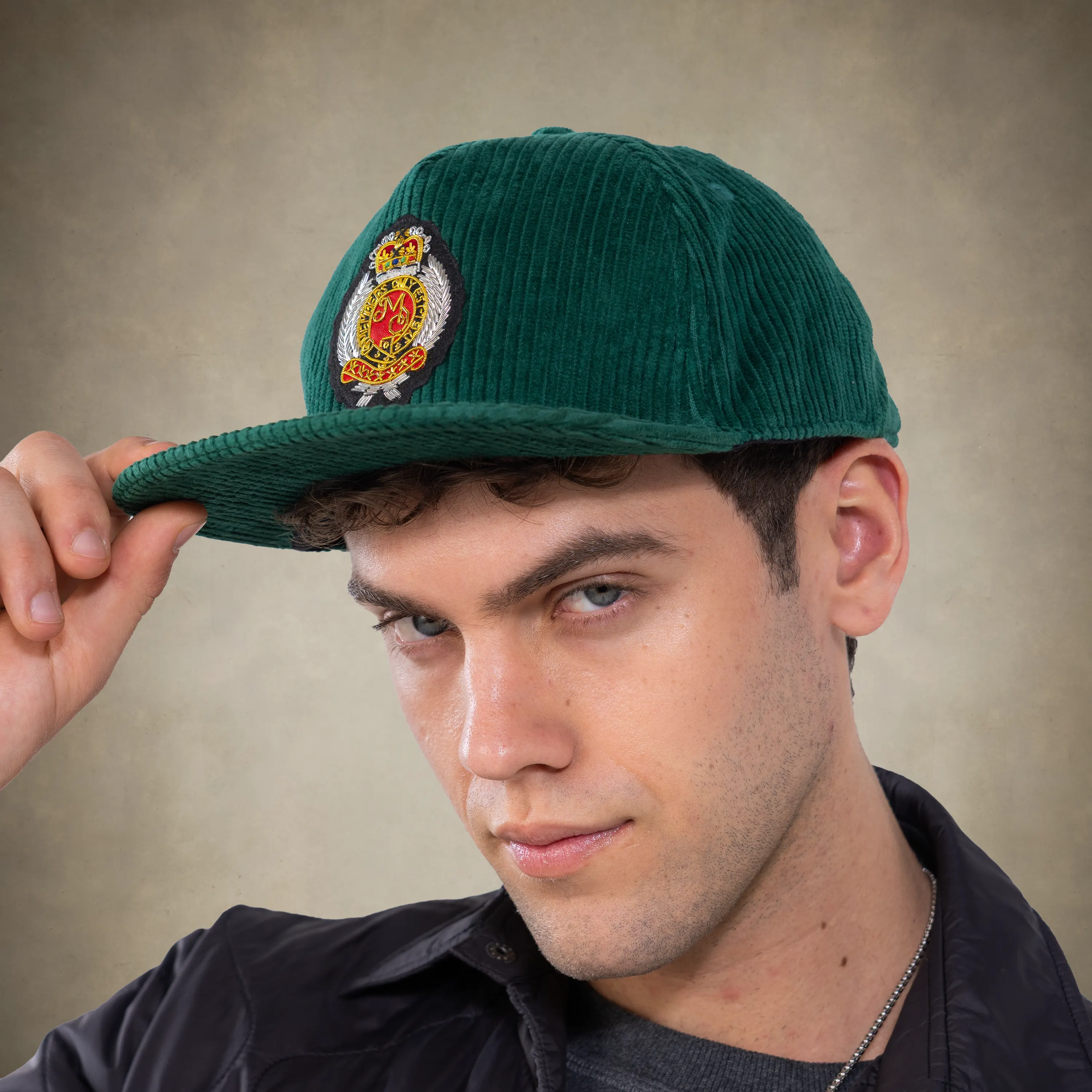 Corduroy Baseball Cap - Members Only Crest - Image 25