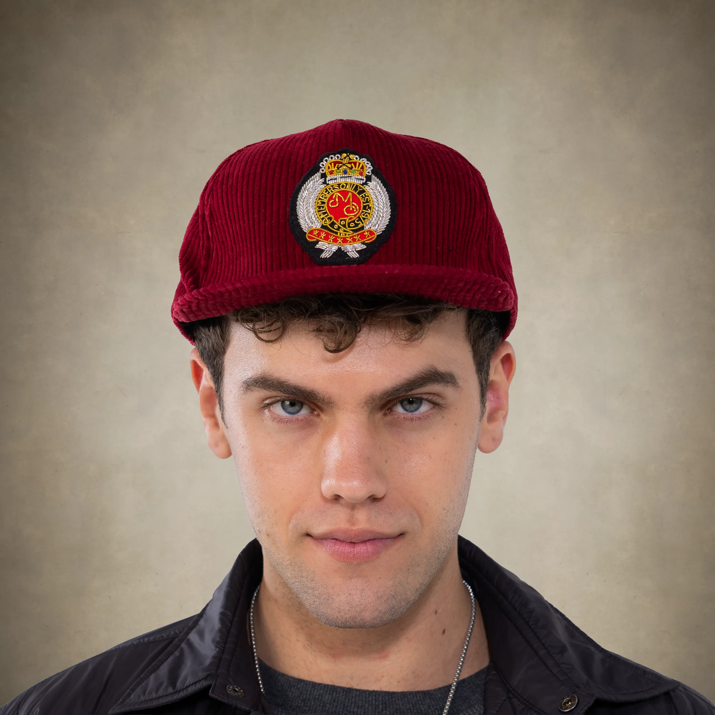 Corduroy Baseball Cap - Members Only Crest - Image 32
