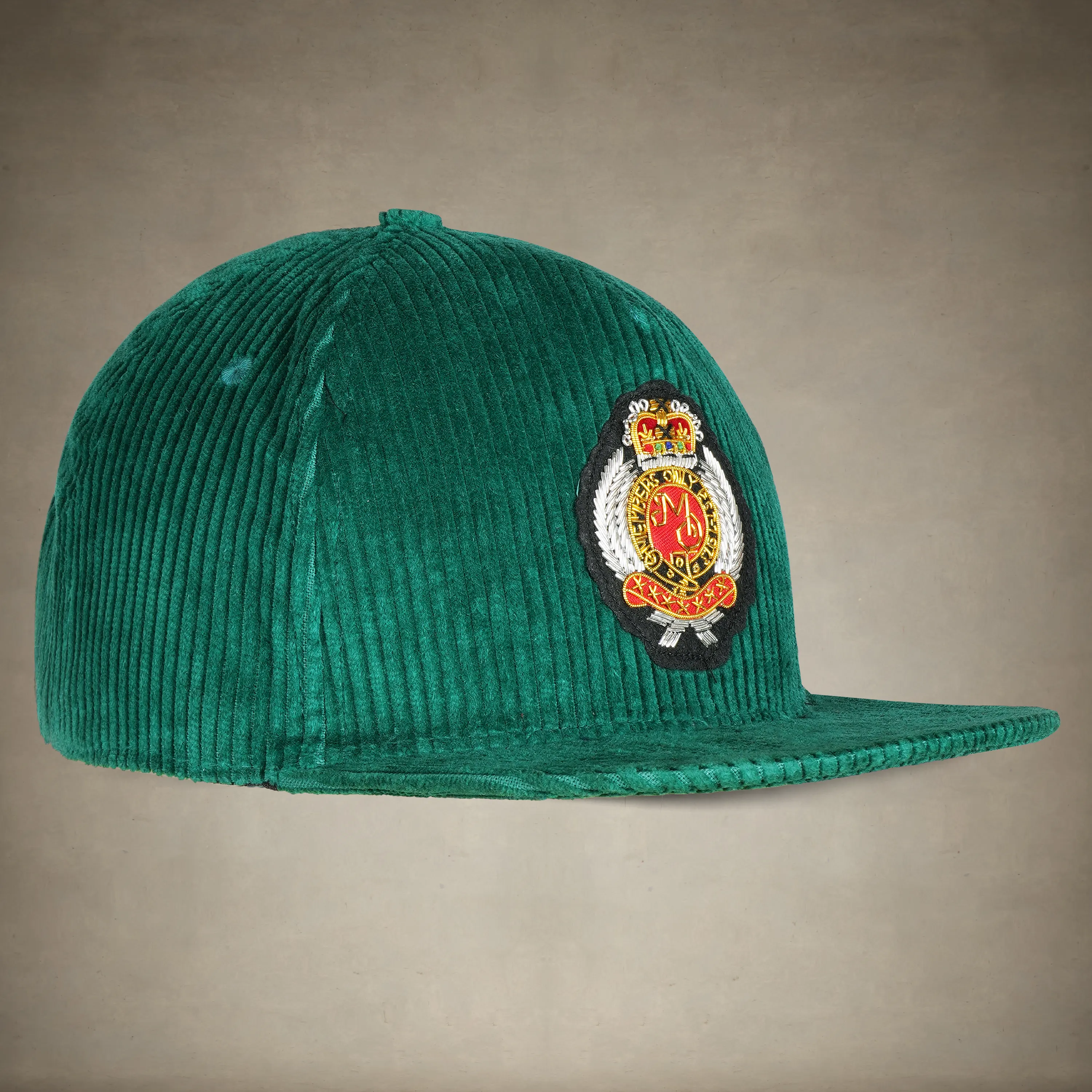 Corduroy Baseball Cap - Members Only Crest - Image 4