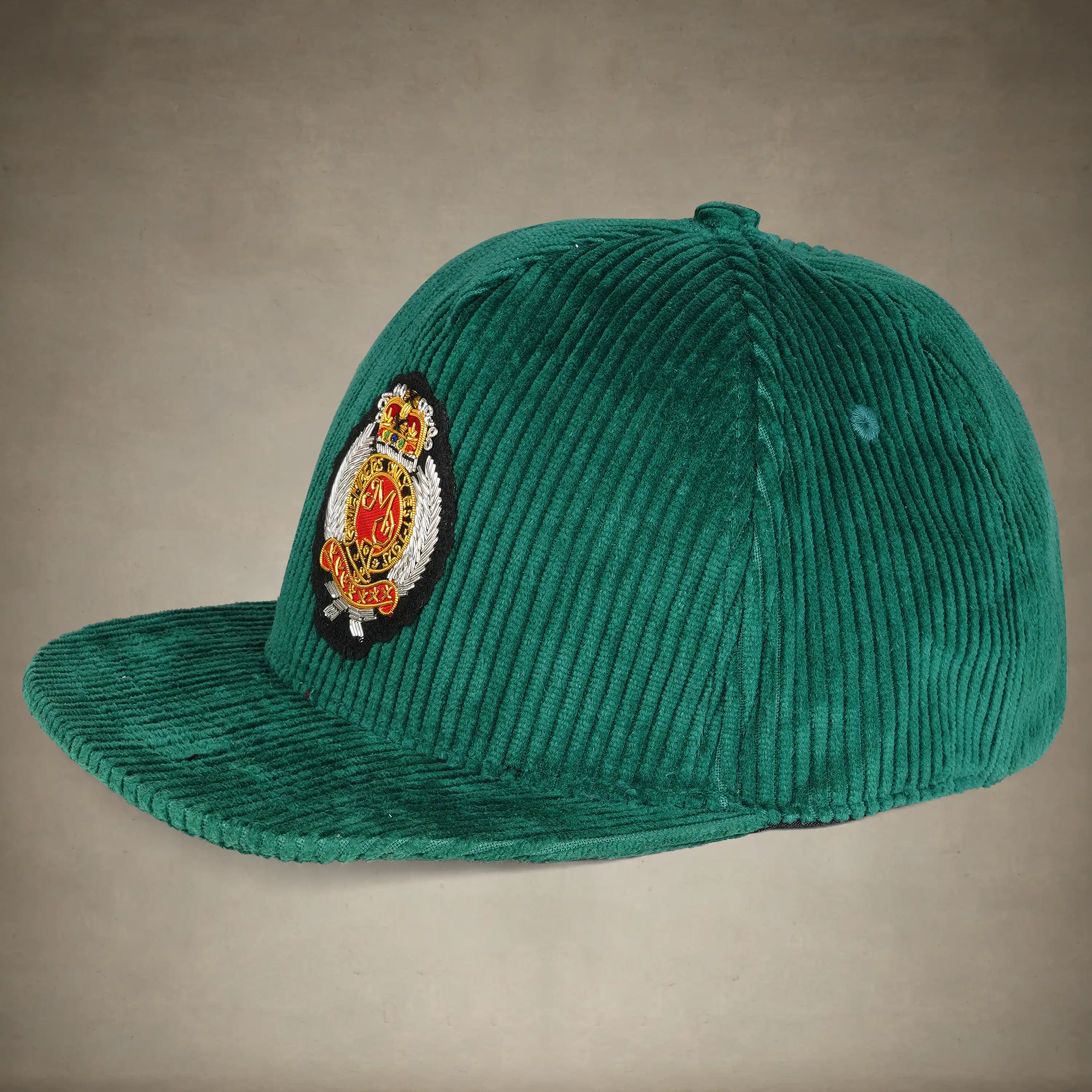 Corduroy Baseball Cap - Members Only Crest - Image 5