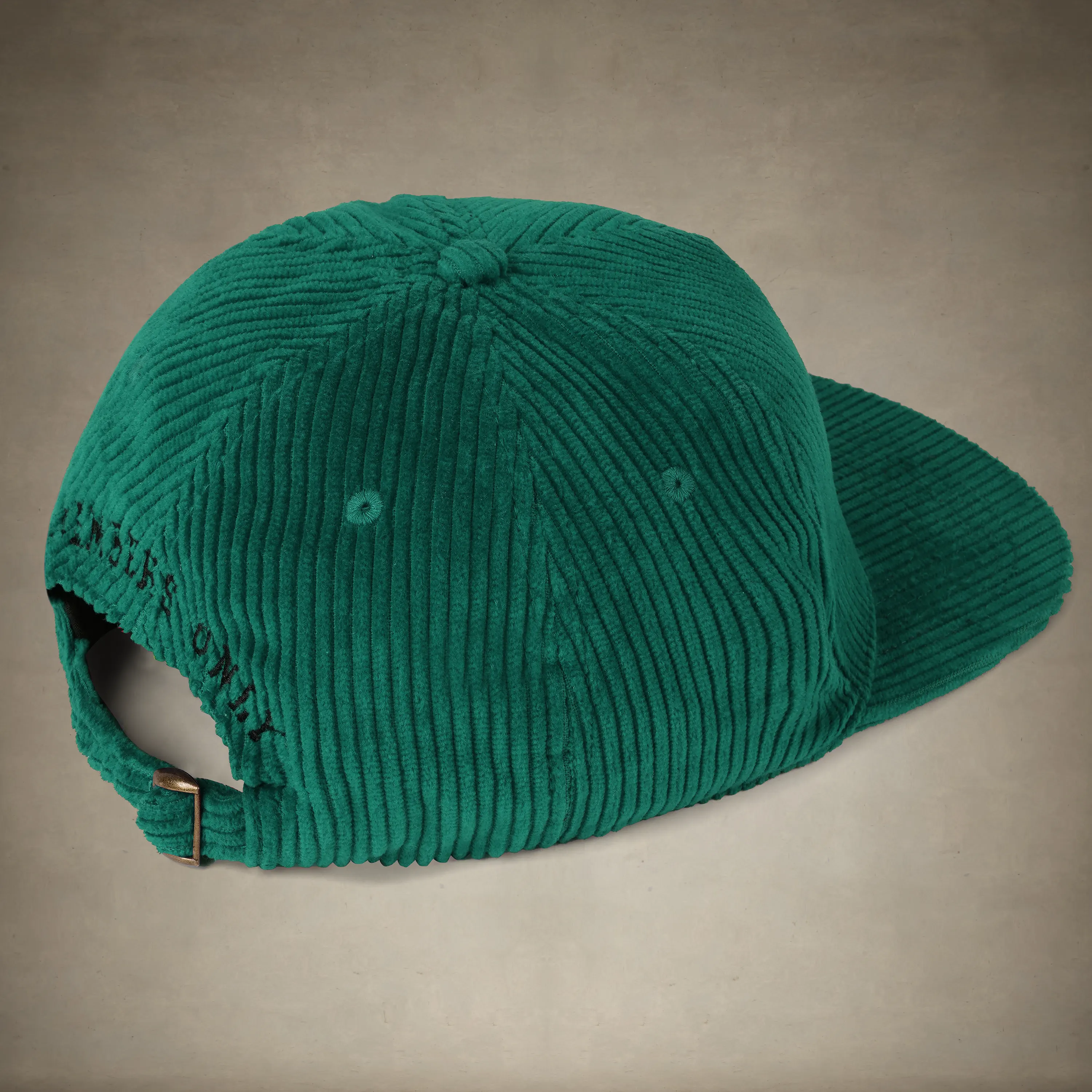 Corduroy Baseball Cap - Members Only Crest - Image 6