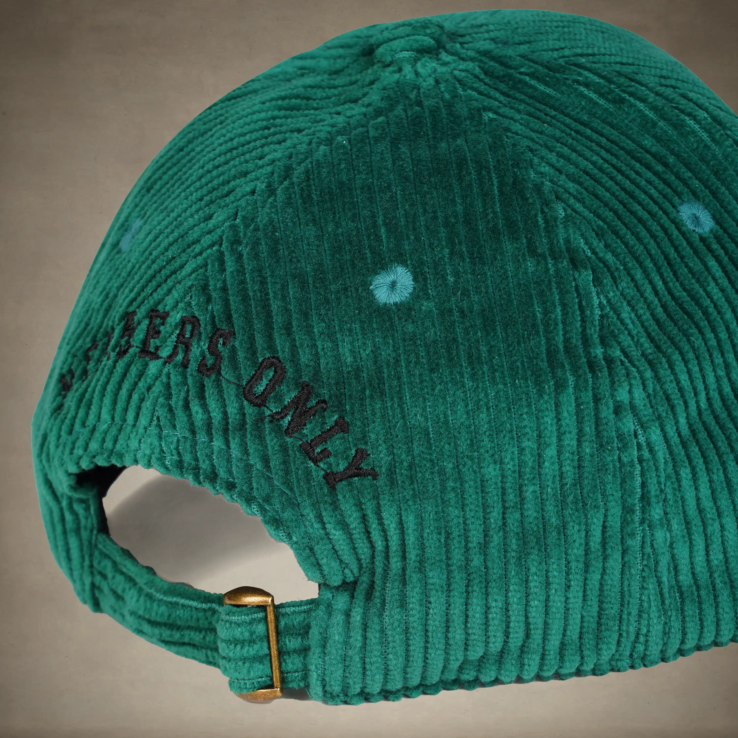 Corduroy Baseball Cap - Members Only Crest - Image 8