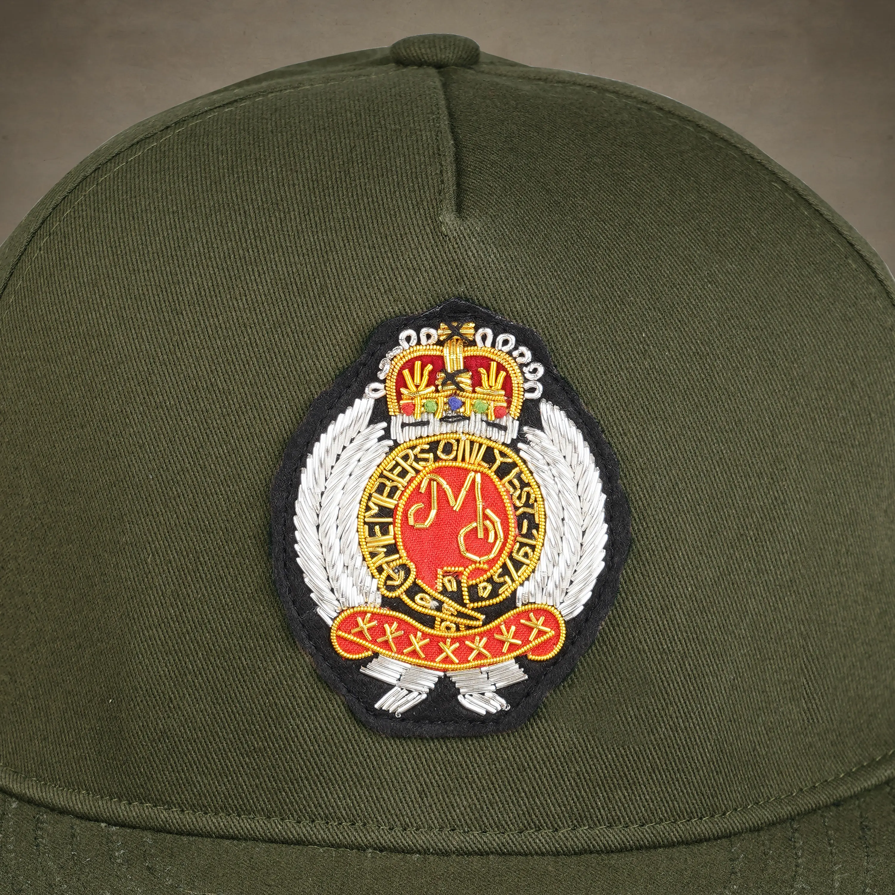 Twill Baseball Cap - Members Only Crest - Image 14