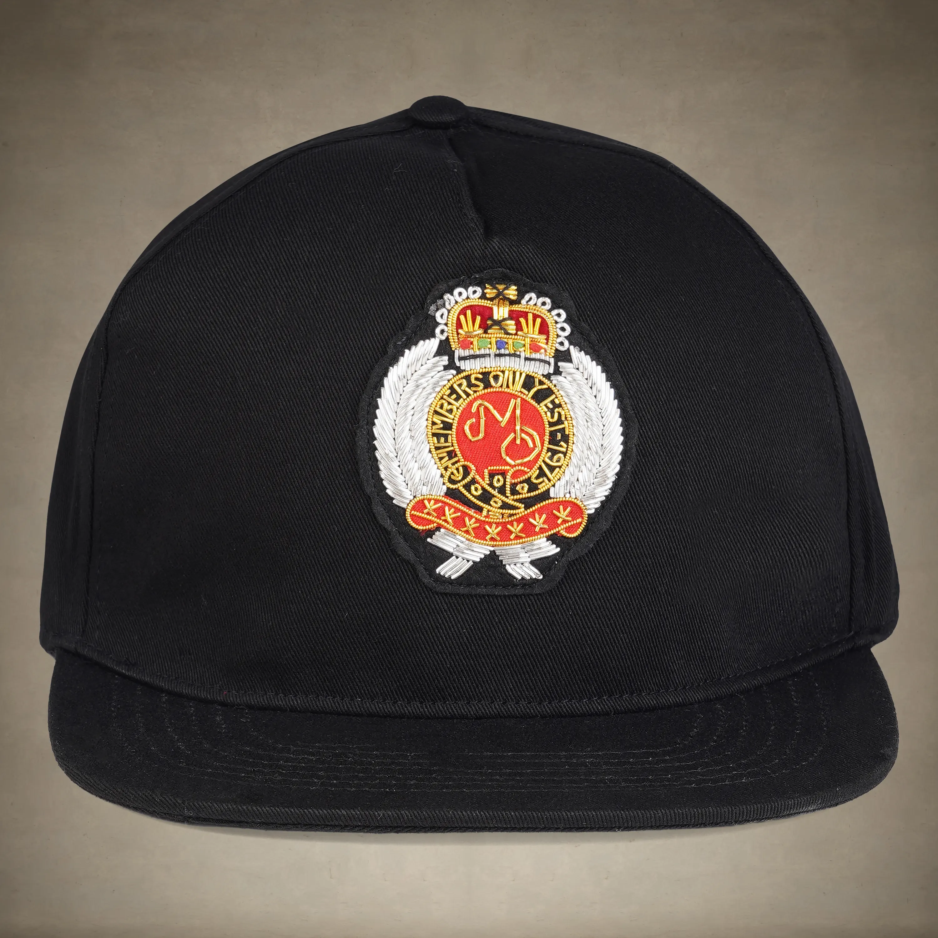 Twill Baseball Cap - Members Only Crest - Image 3