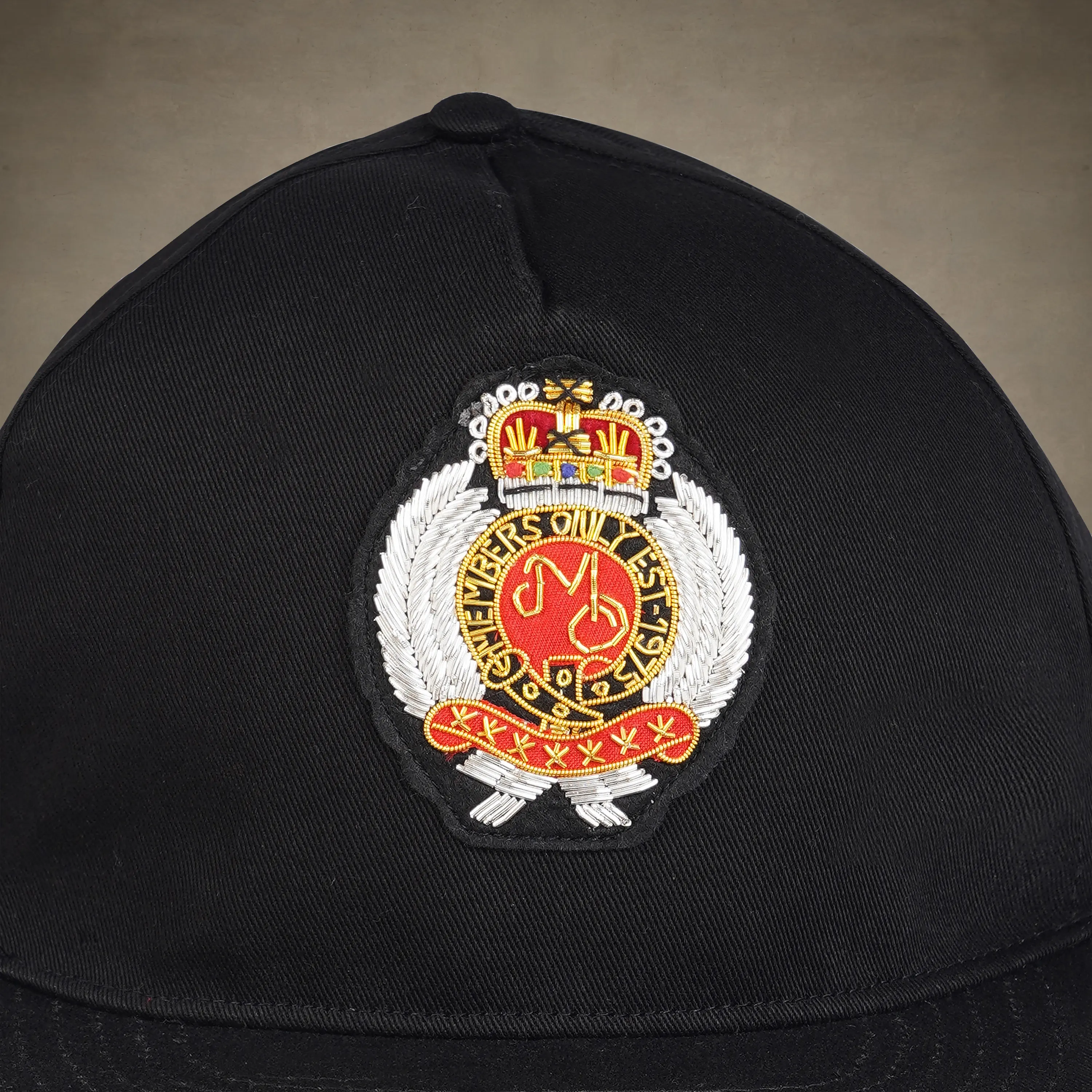 Twill Baseball Cap - Members Only Crest - Image 8