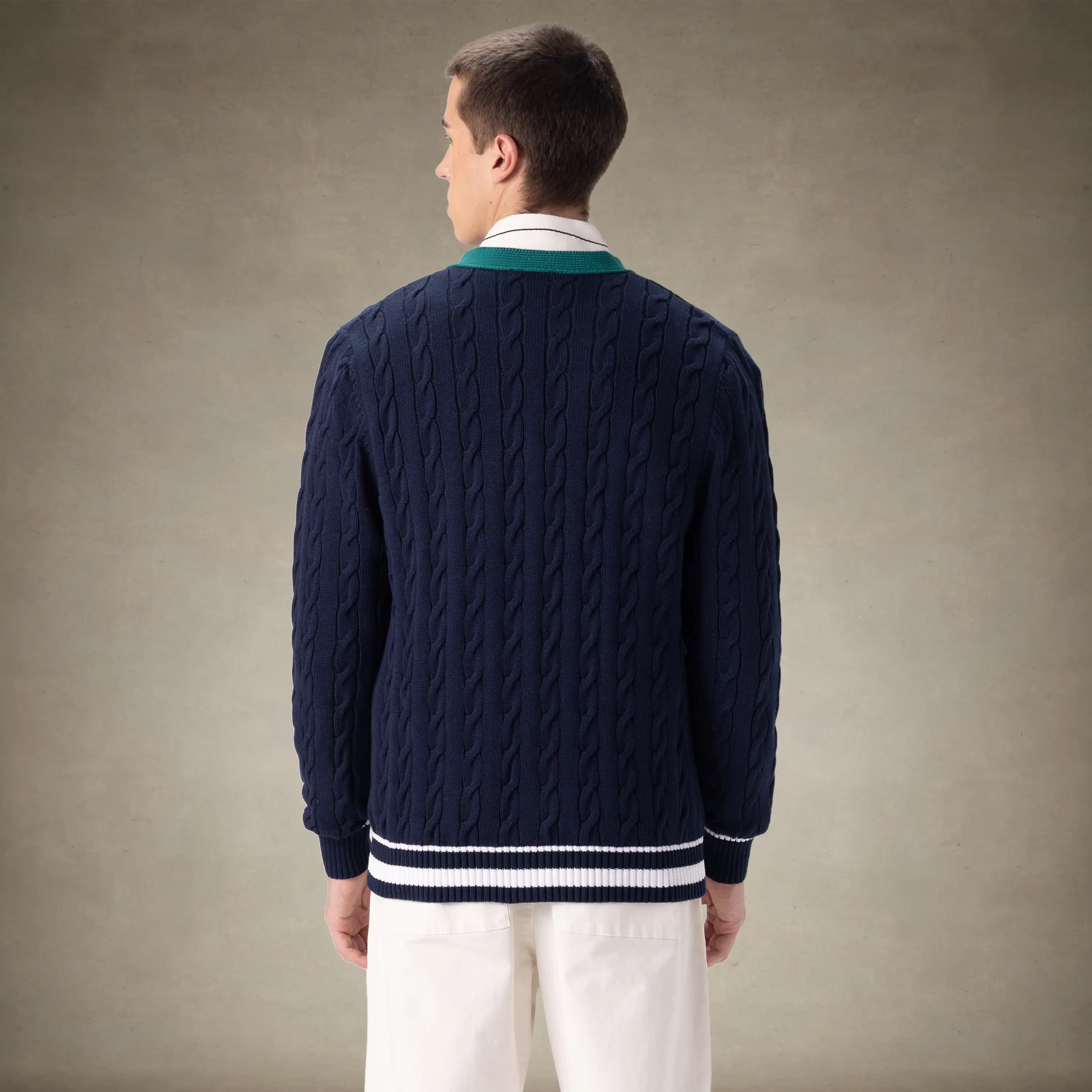 Men's Cable Knit Cardigan - Image 21