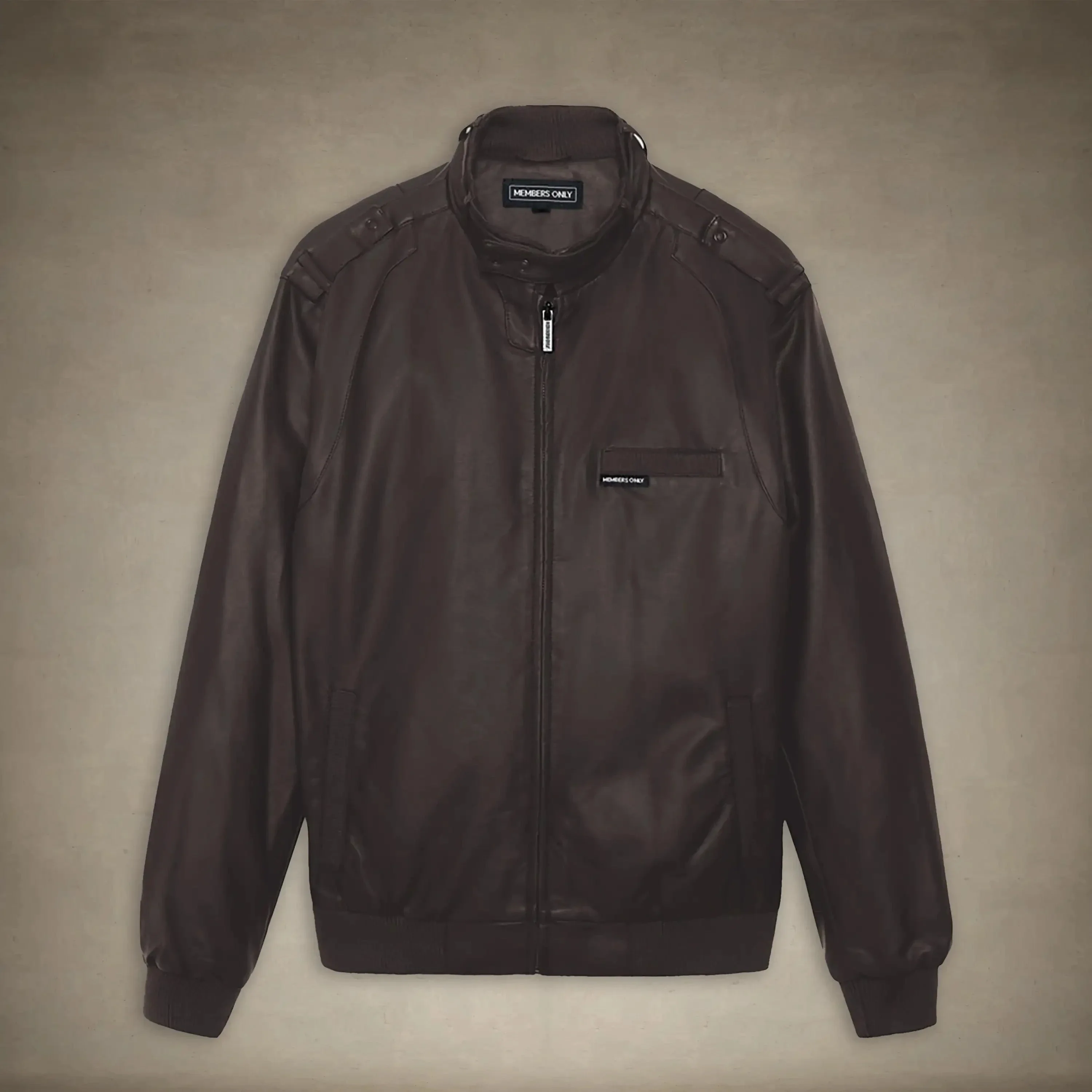 Men's Faux Leather Iconic Racer Jacket - Image 18