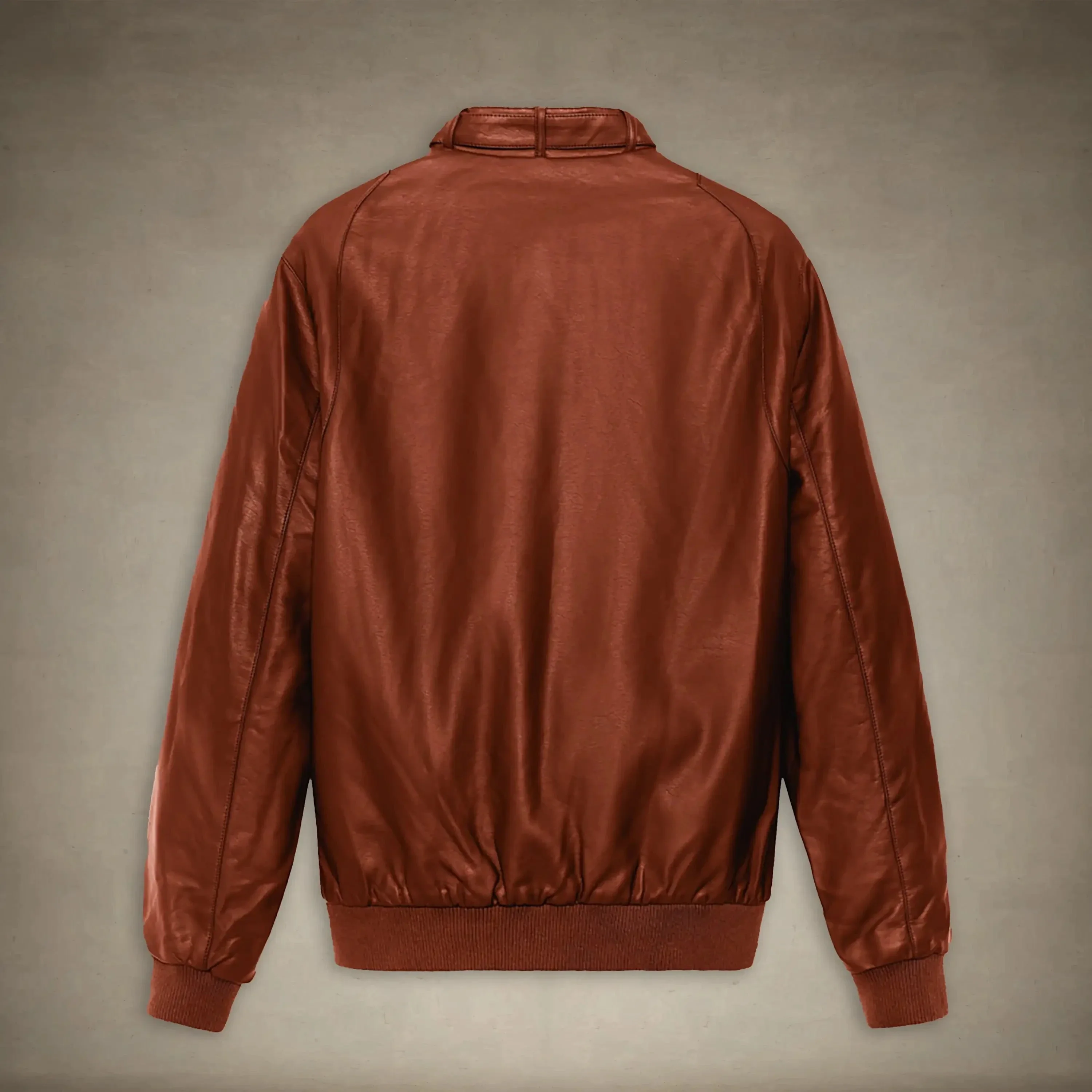 Men's Faux Leather Iconic Racer Jacket - Image 9