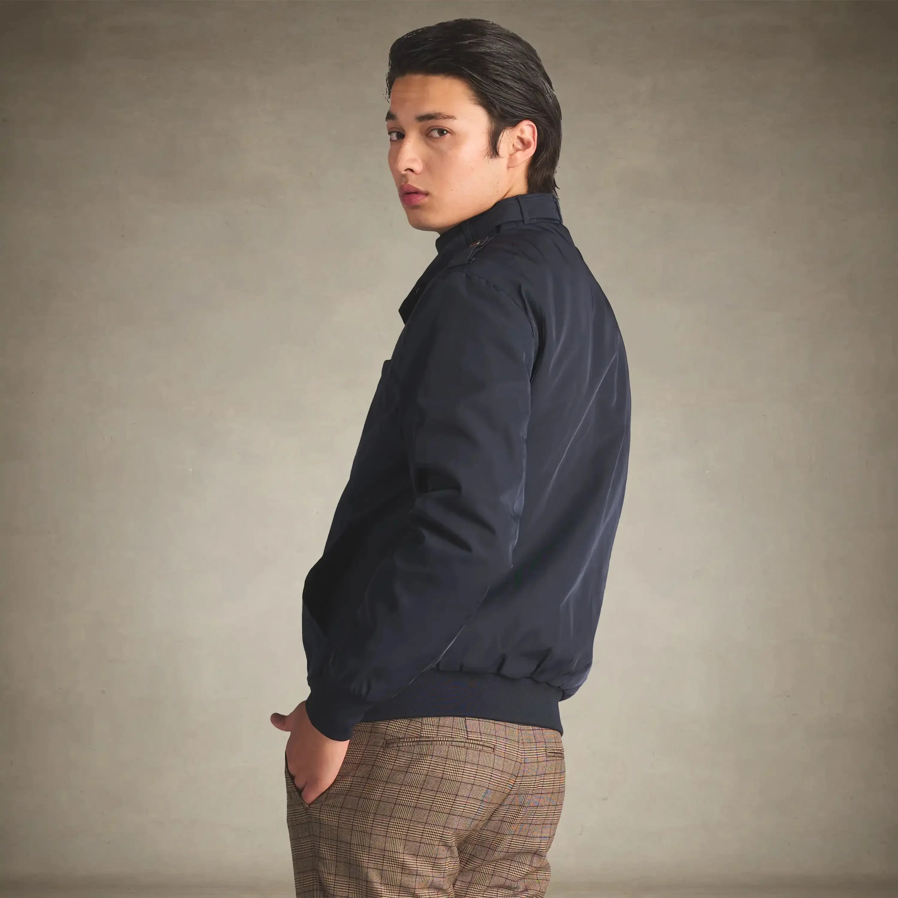 Men's Iconic Racer Quilted Lining Jacket - Image 13