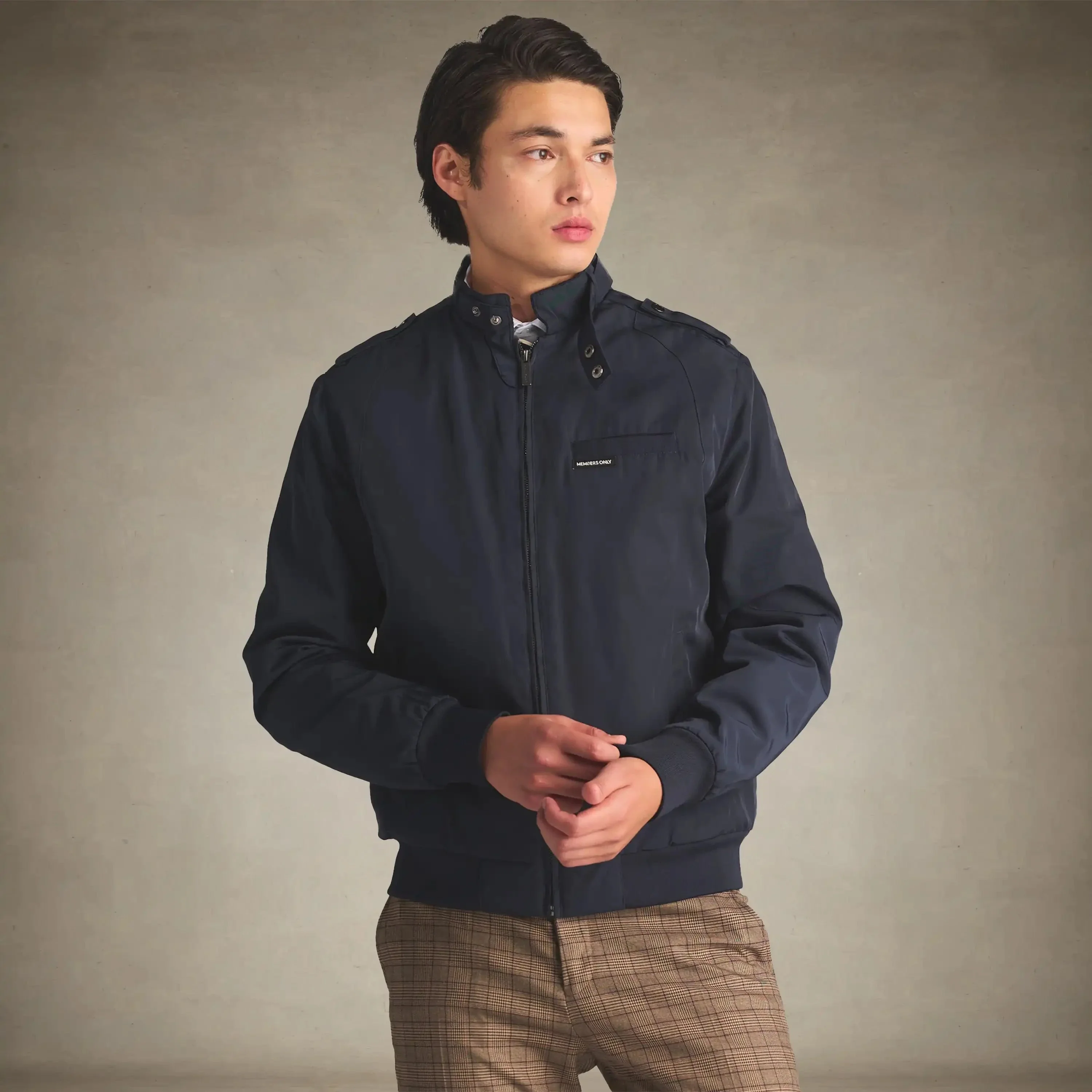 Men's Iconic Racer Quilted Lining Jacket - Image 14