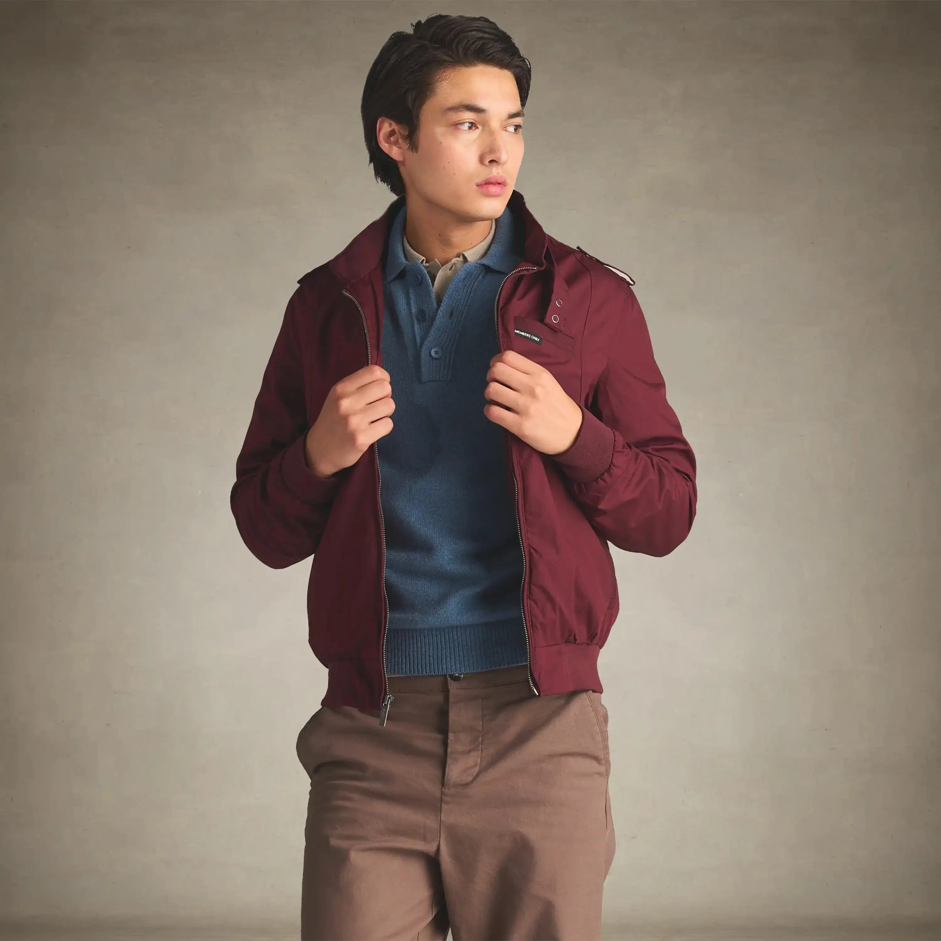 Men's Iconic Racer Quilted Lining Jacket - Image 19