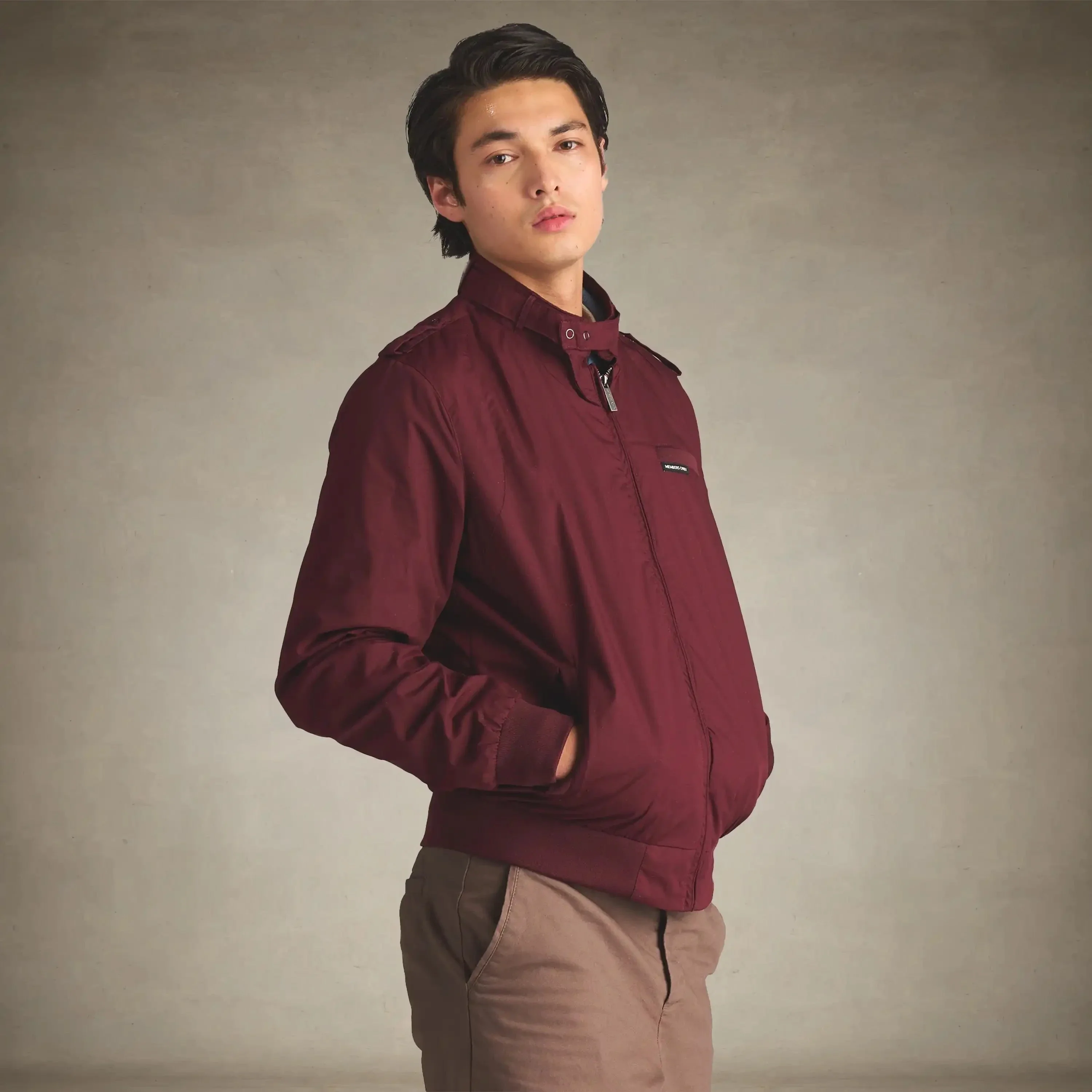 Men's Iconic Racer Quilted Lining Jacket - Image 20