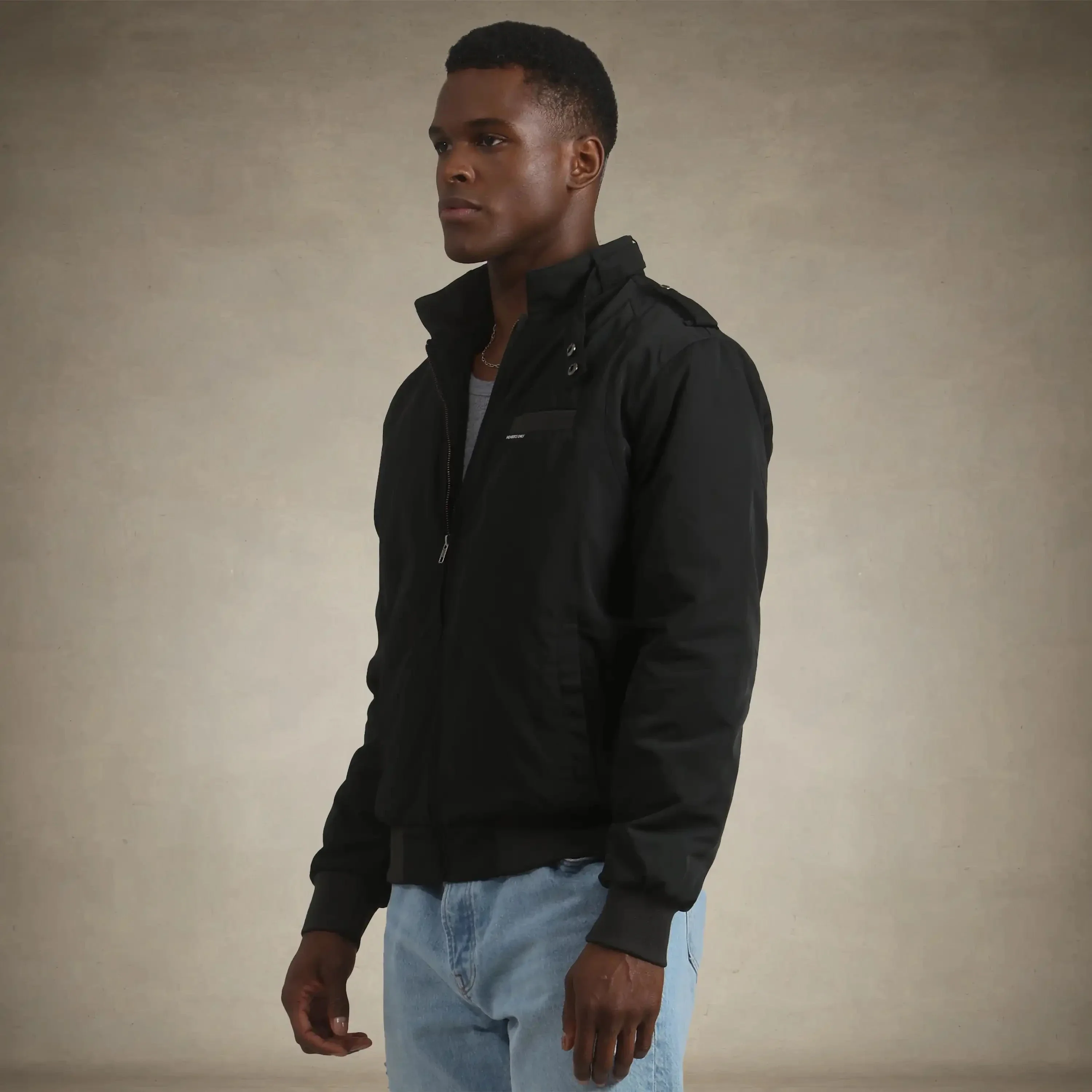 Men's Iconic Racer Quilted Lining Jacket - Image 31