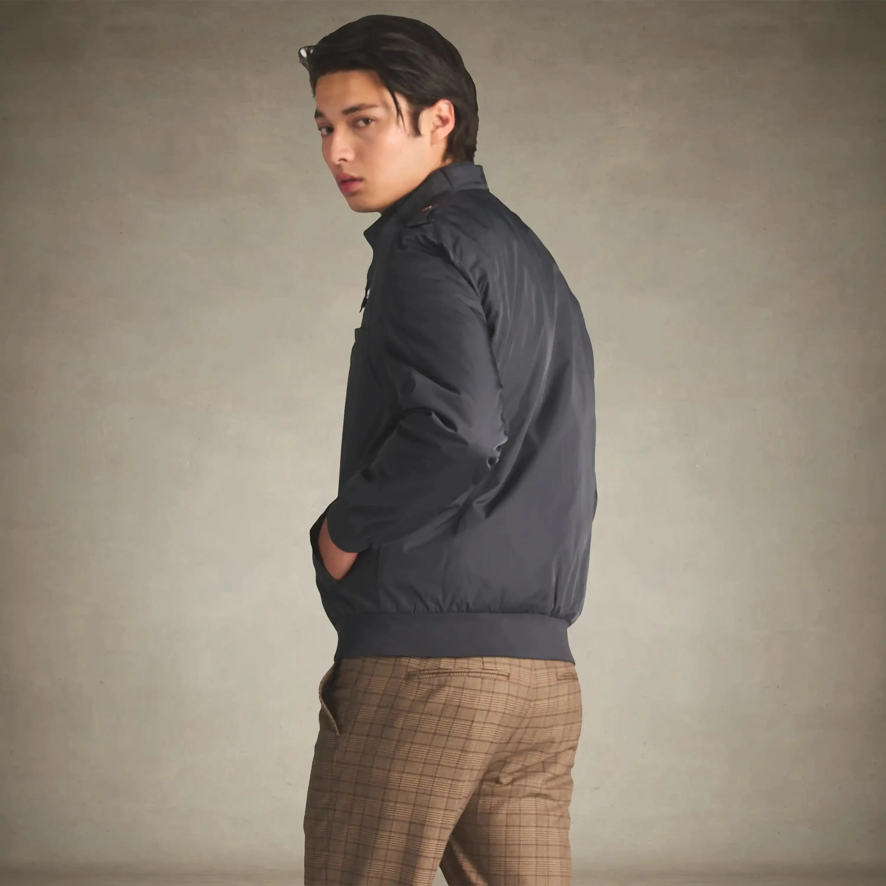 Men's Iconic Racer Quilted Lining Jacket - Image 38