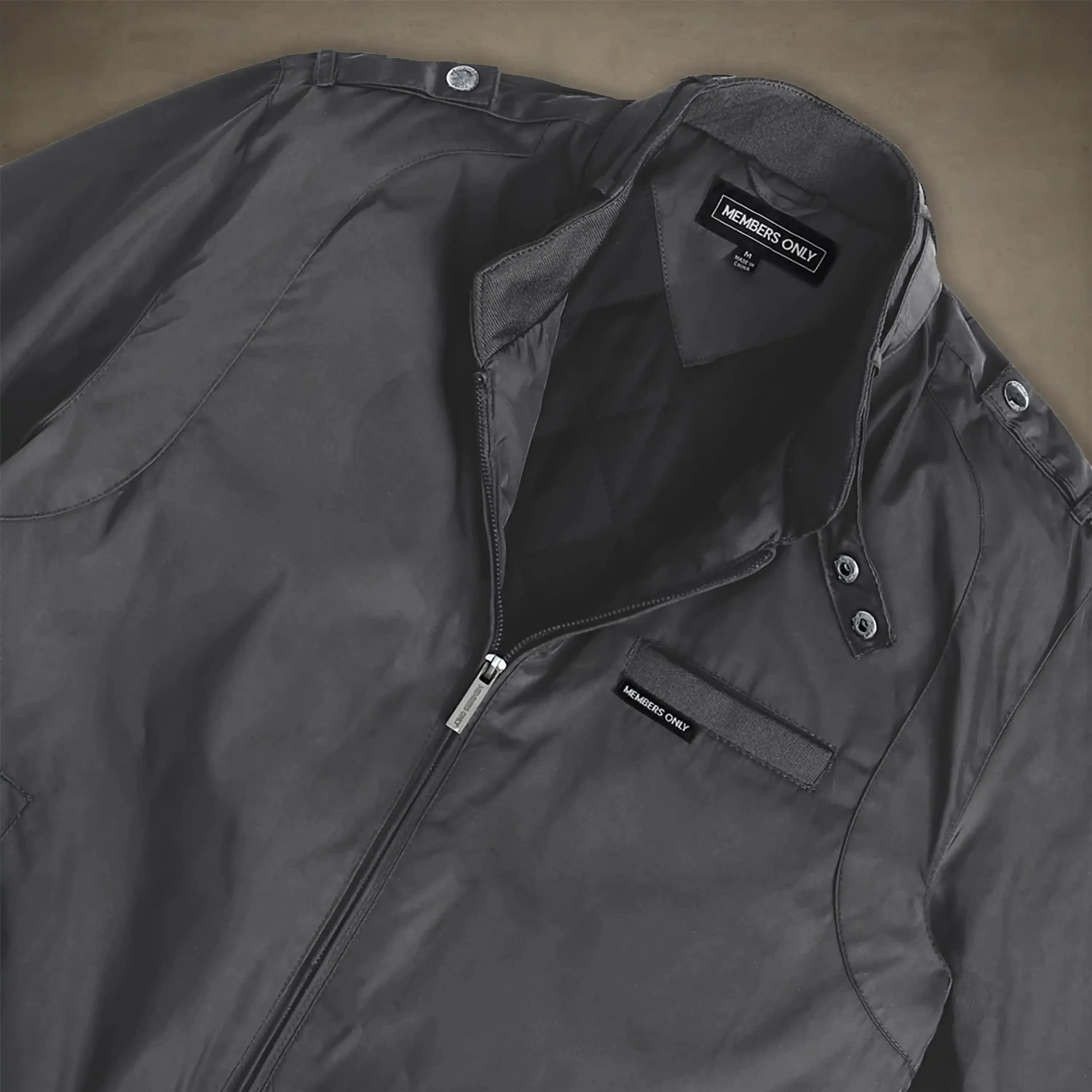 Men's Iconic Racer Quilted Lining Jacket - Image 43