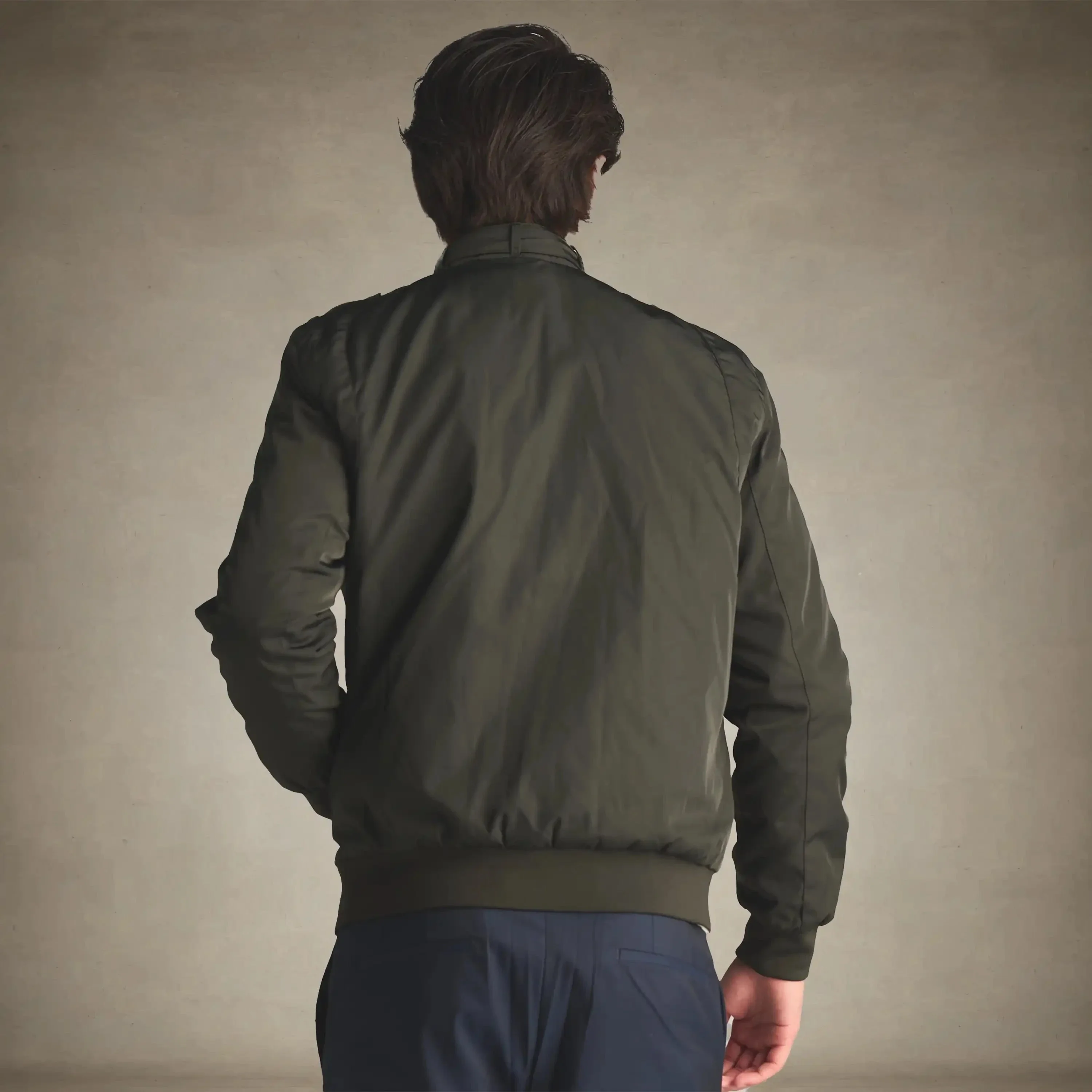 Men's Iconic Racer Quilted Lining Jacket - Image 7